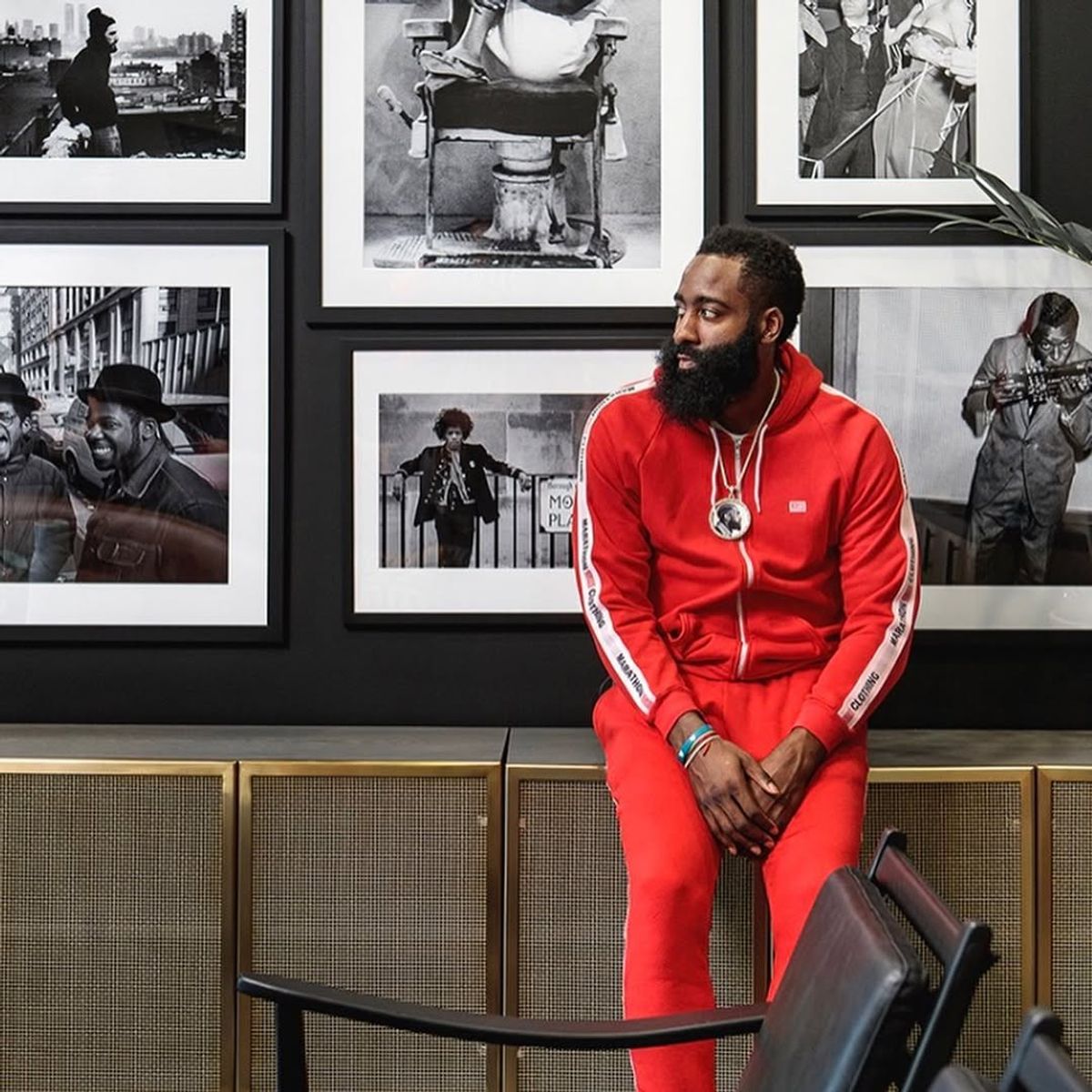 James Harden Sportswear Featured in CB2 Home Style