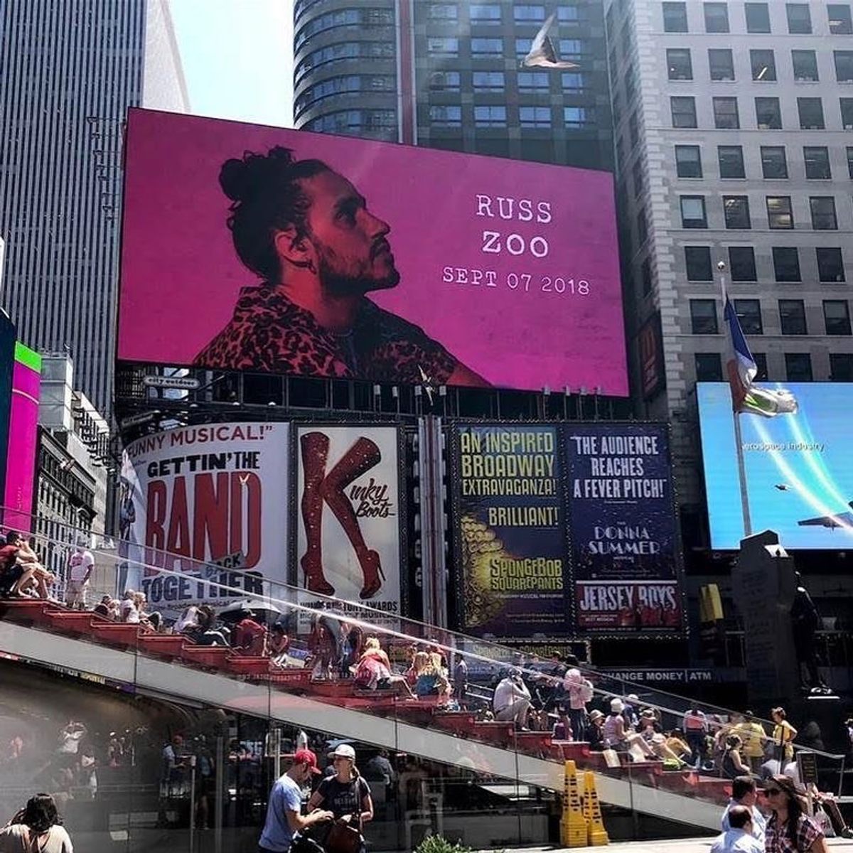 Russ Launches New LP 'Zoo' in Times Square