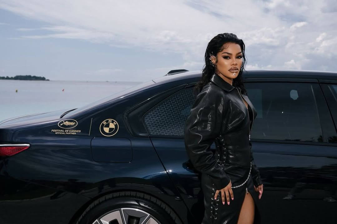 BMW i7 Shines with Teyana Taylor at Cannes 2024