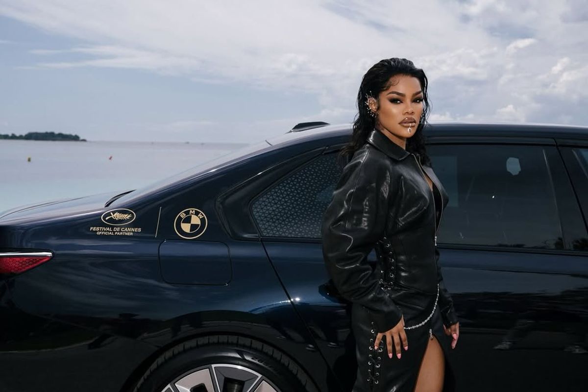 BMW i7 Shines with Teyana Taylor at Cannes 2024