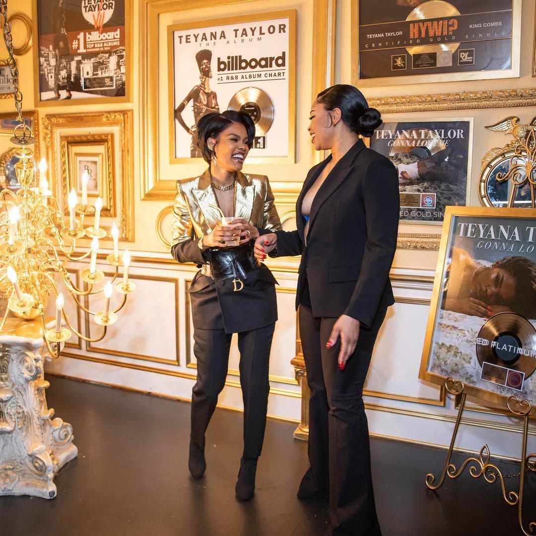 Teyana & Iman Shumpert Toast New Year's Eve at Their New Aunties INC Compound