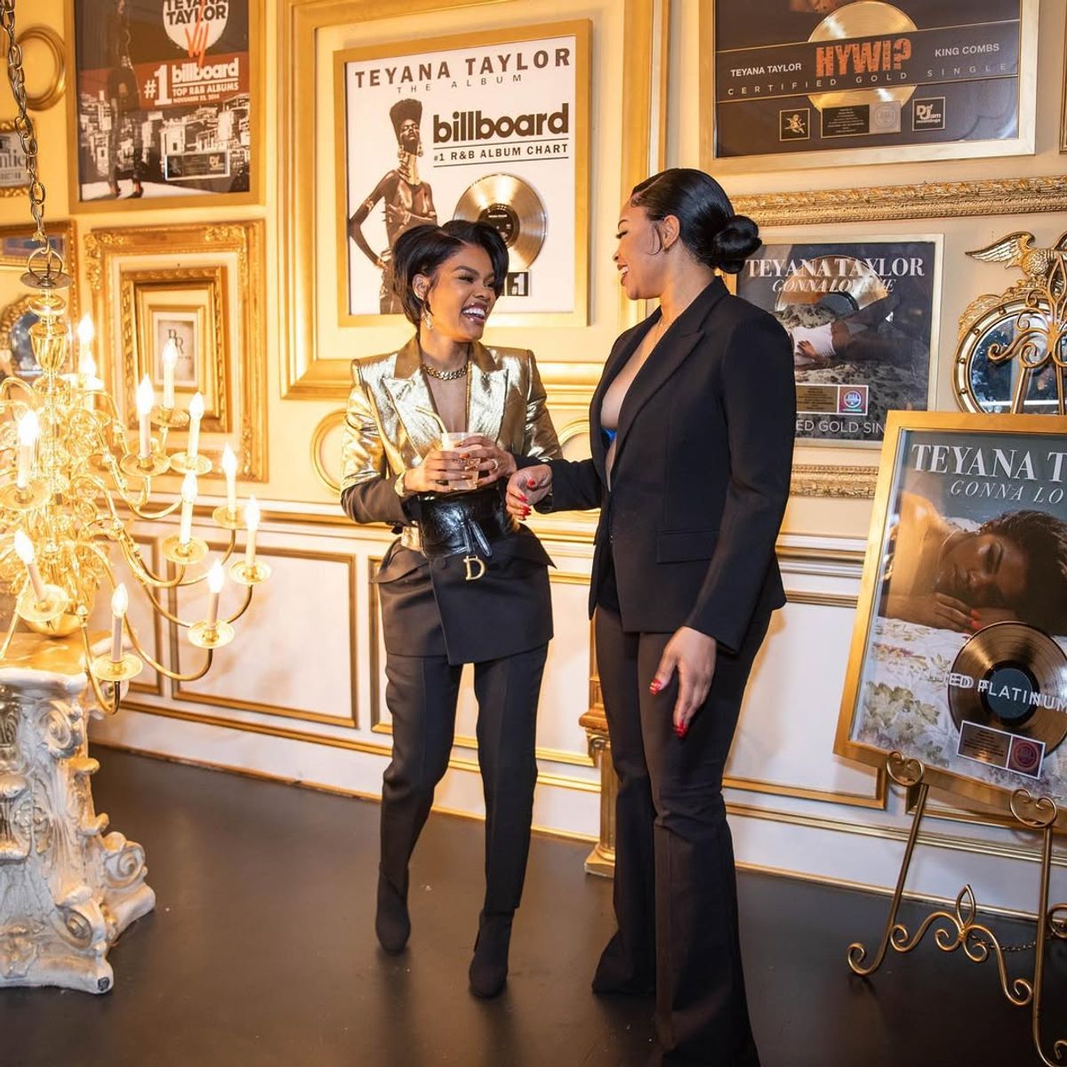 Teyana & Iman Shumpert Toast New Year's Eve at Their New Aunties INC Compound