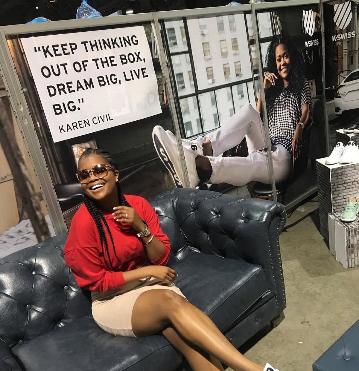 My new executive sneaker campaign with @KSwiss launched at @AgendaShow today! ⠀⠀⠀⠀⠀⠀⠀⠀⠀ ⠀⠀⠀⠀⠀⠀⠀⠀⠀