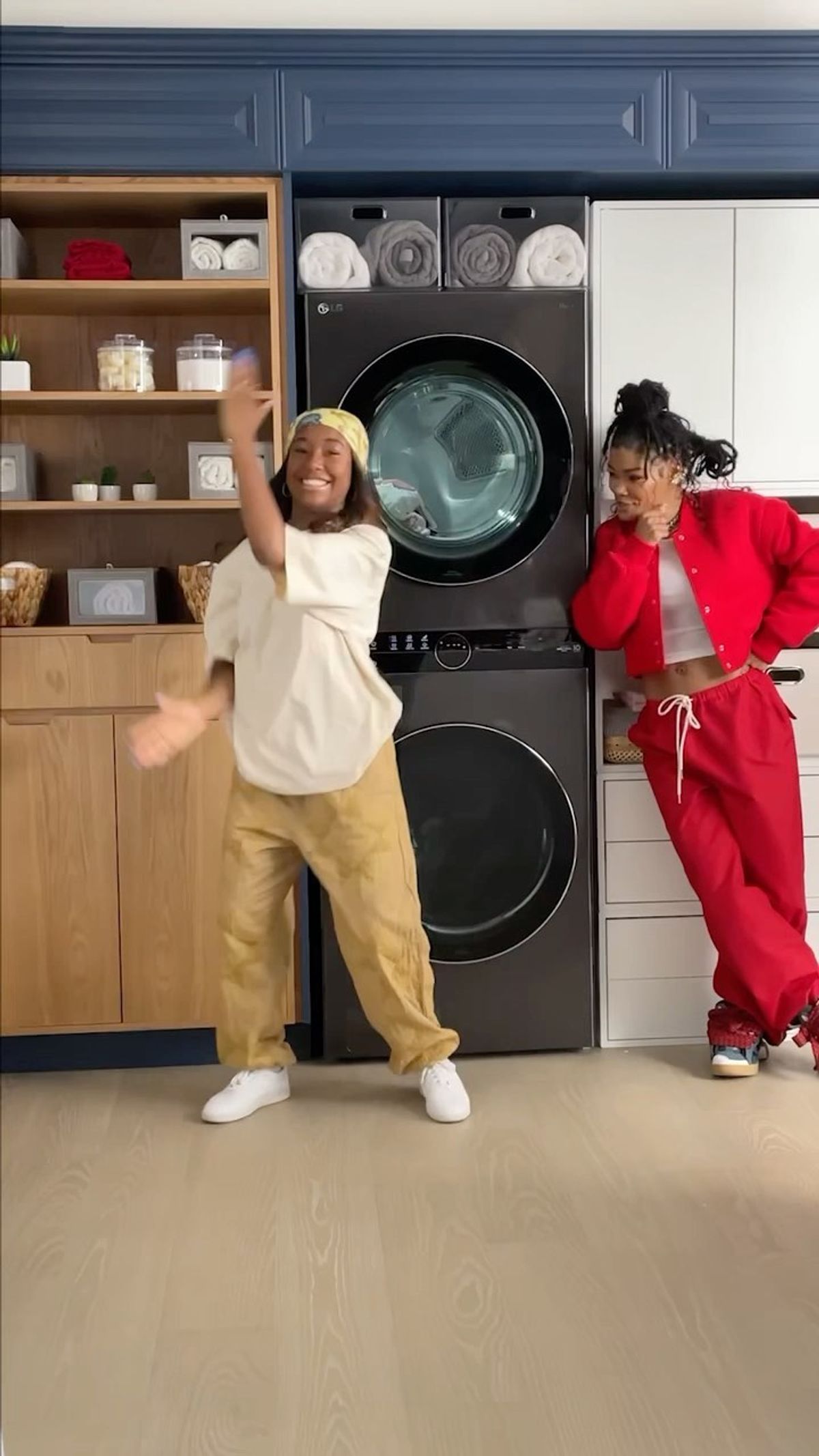 Teyana Taylor Teams Up with TikTok Star Jalaiah for LGUSA Campaign