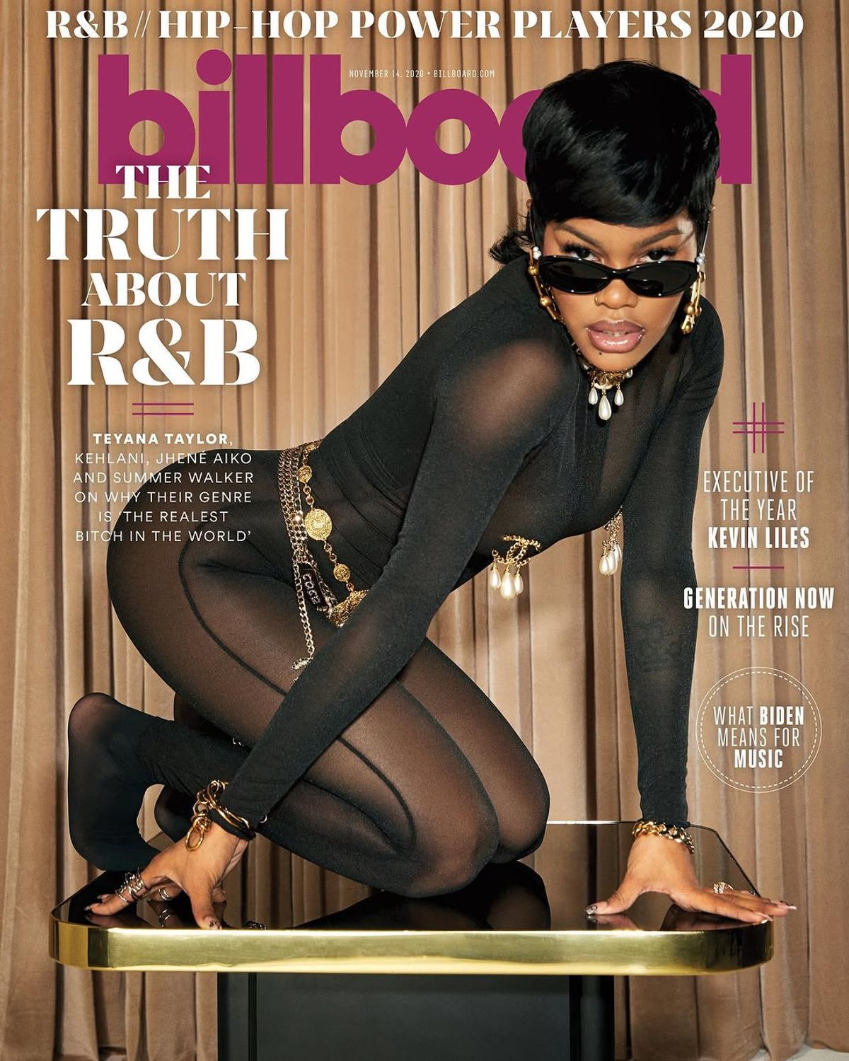 Teyana Taylor Covers Billboard Power Player Issue