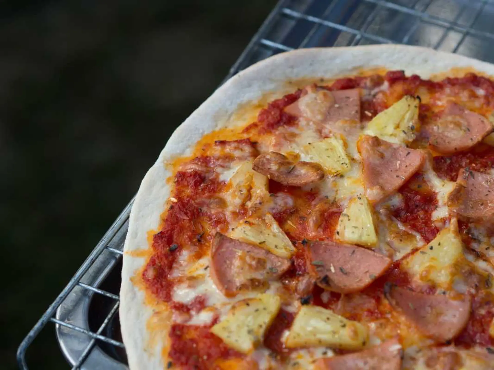 Ham and Pineapple Pizza