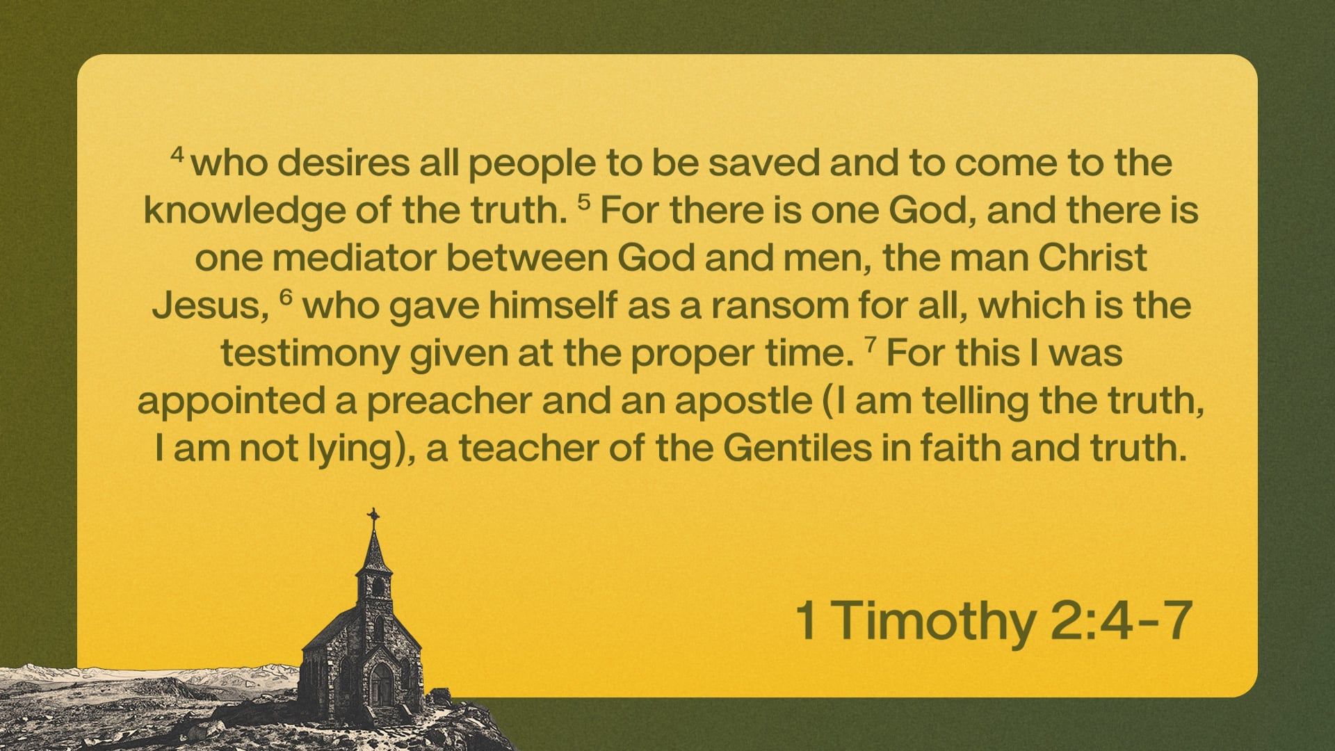 Prayerful for the World, Different from It
