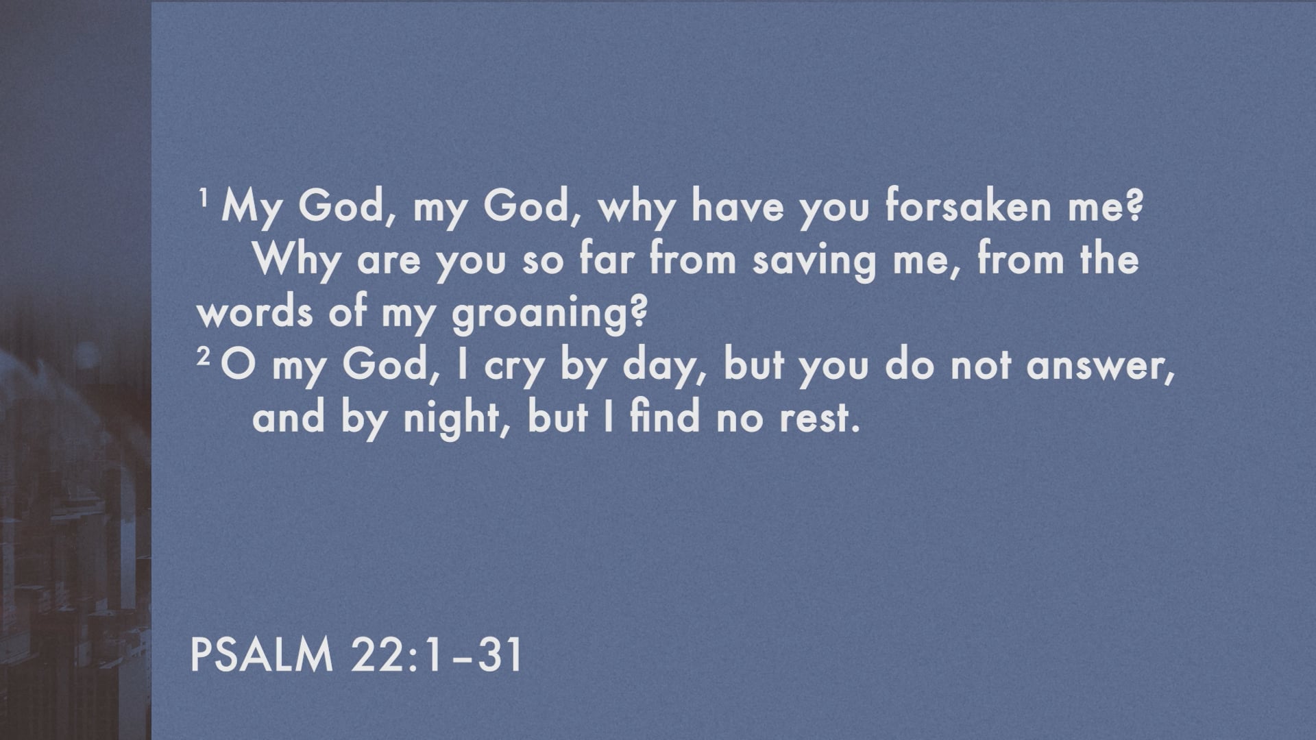 Psalms of Lament