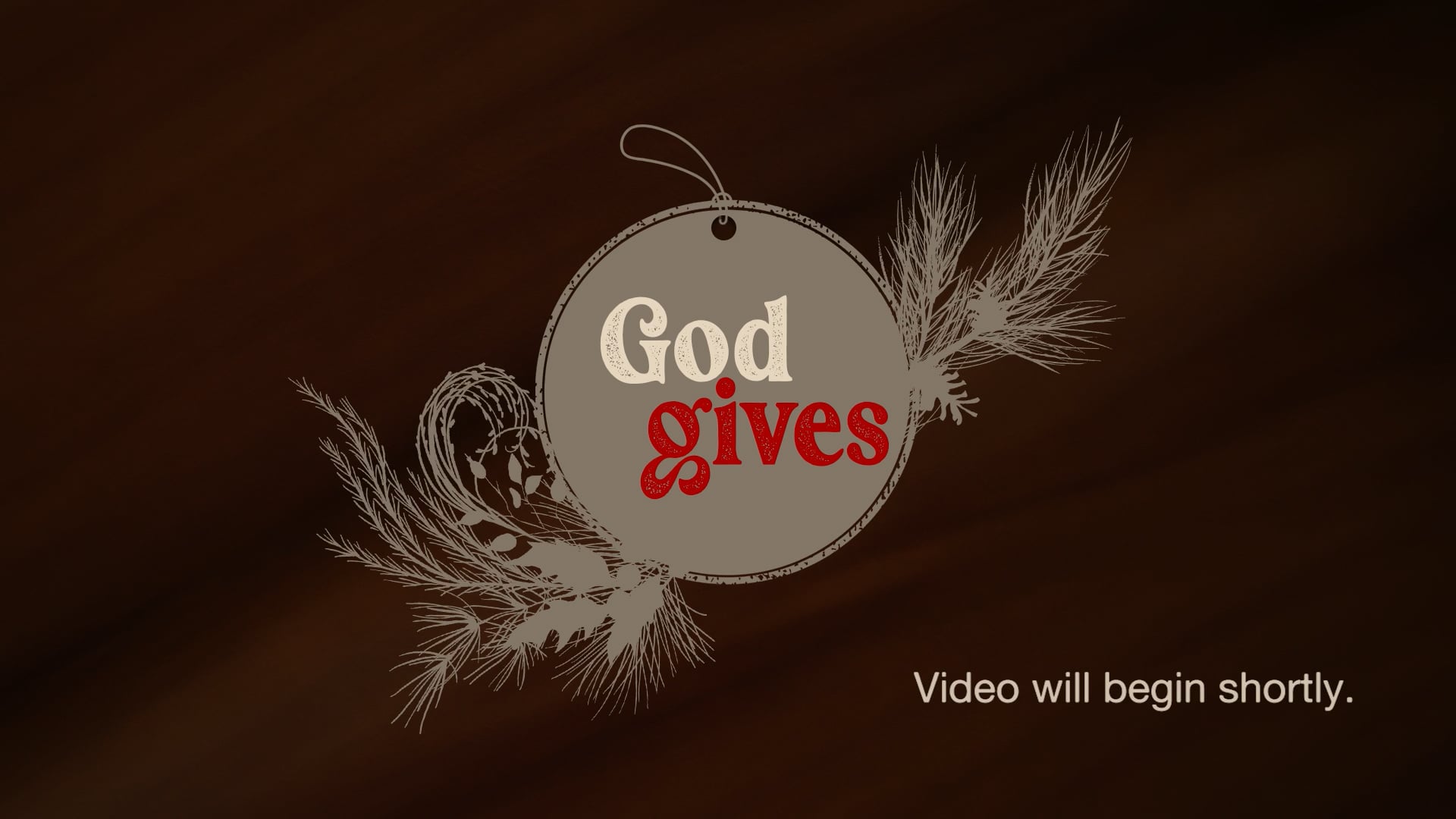 God Gives Joy