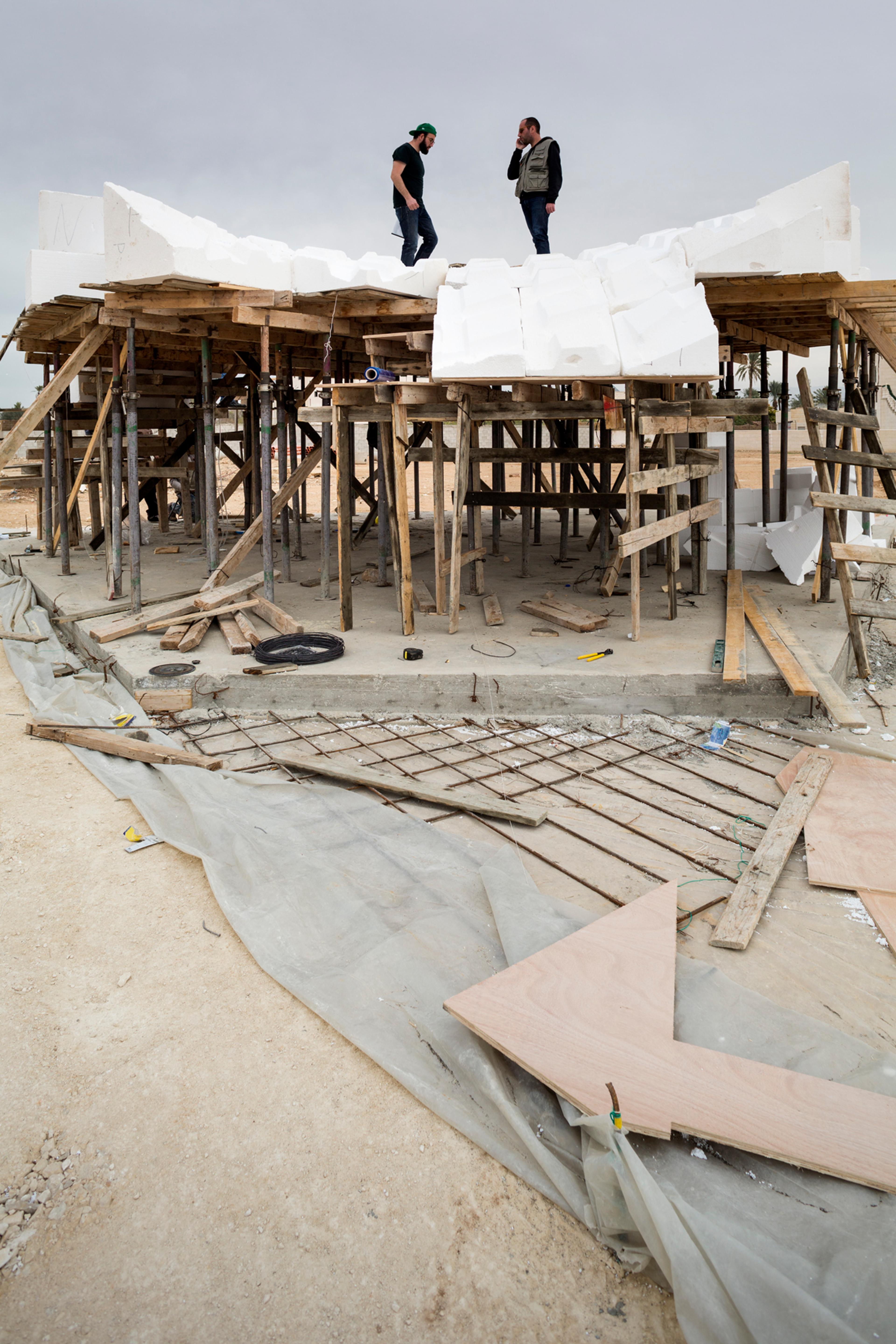 Construction site of prototype 1 of elatlal vault