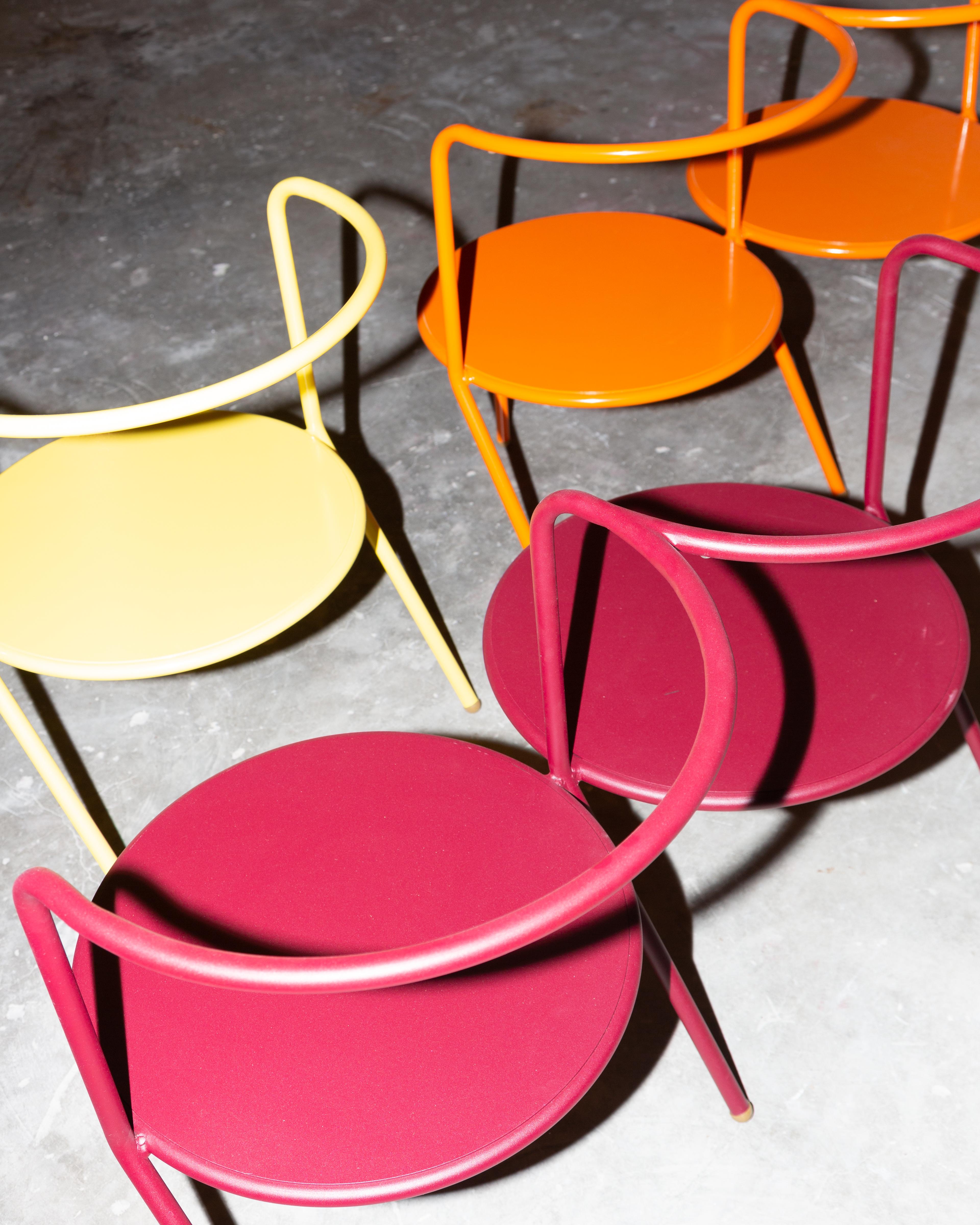 Photo of selection of different colour chairs