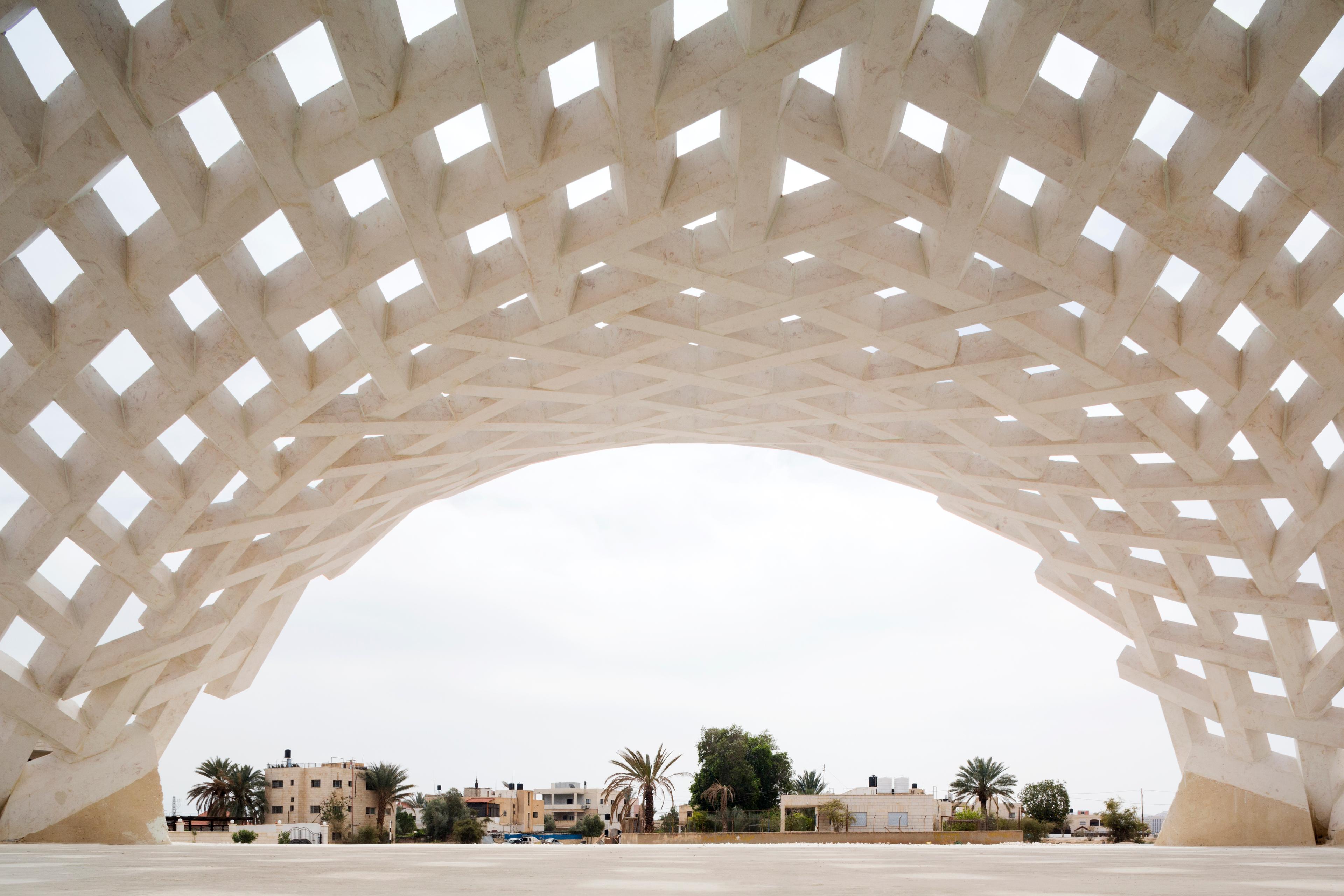 Closeup photo of structure of opening launch