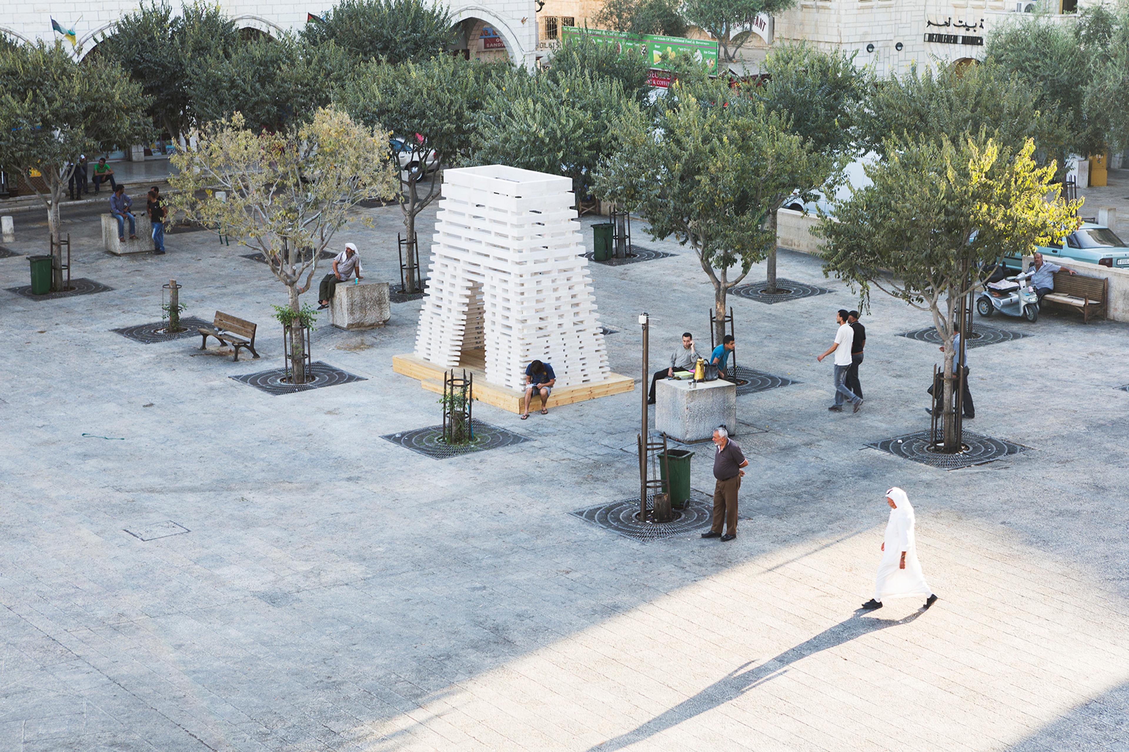 View on Nativity Square in Bethlehem