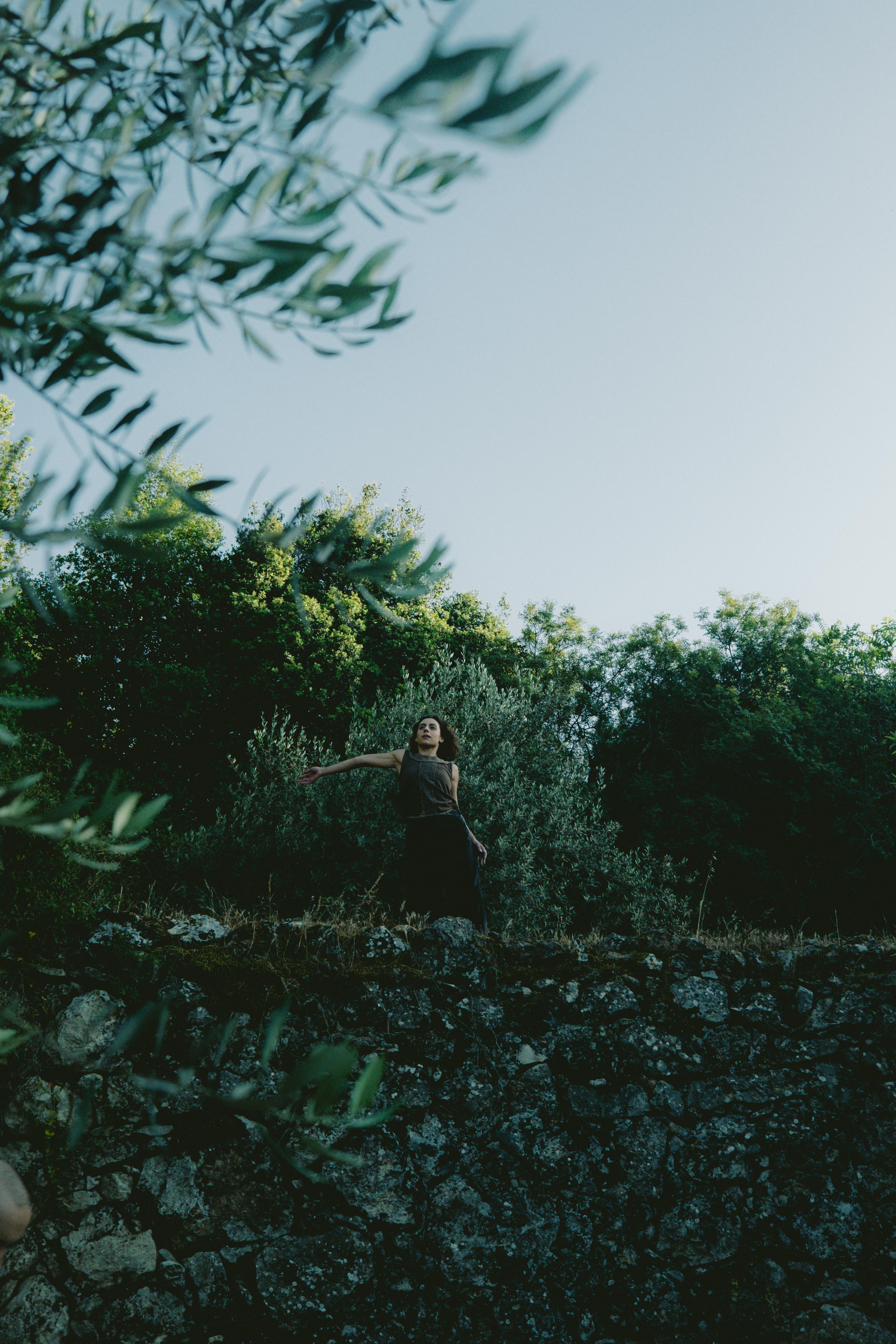 Adan Azzam performing in Cremisan Valley