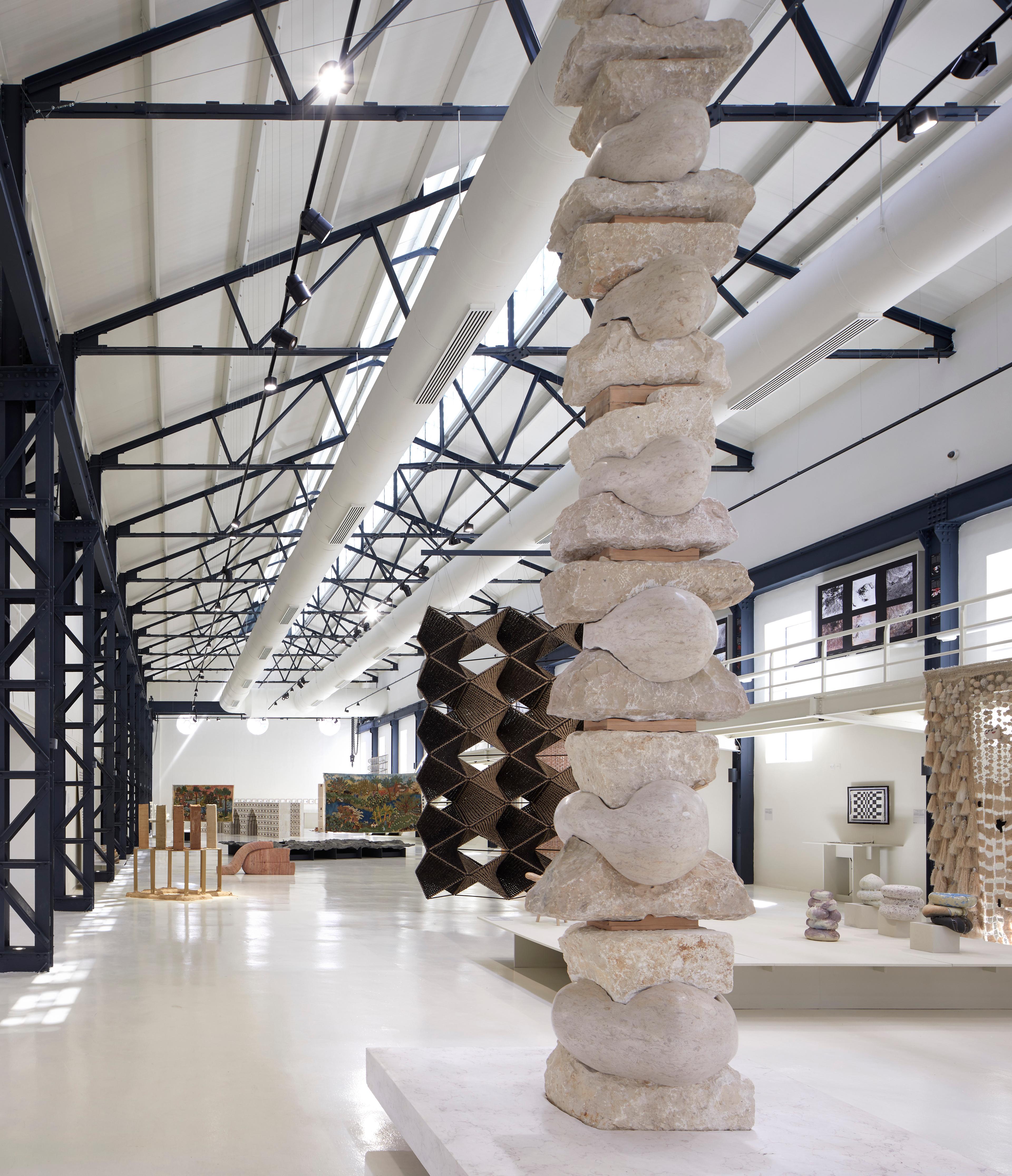 Photo from the opening of the Amoud installation