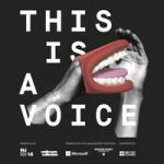 Exhibition poster showing a collage image of a mouth, by Wellcome Collection London