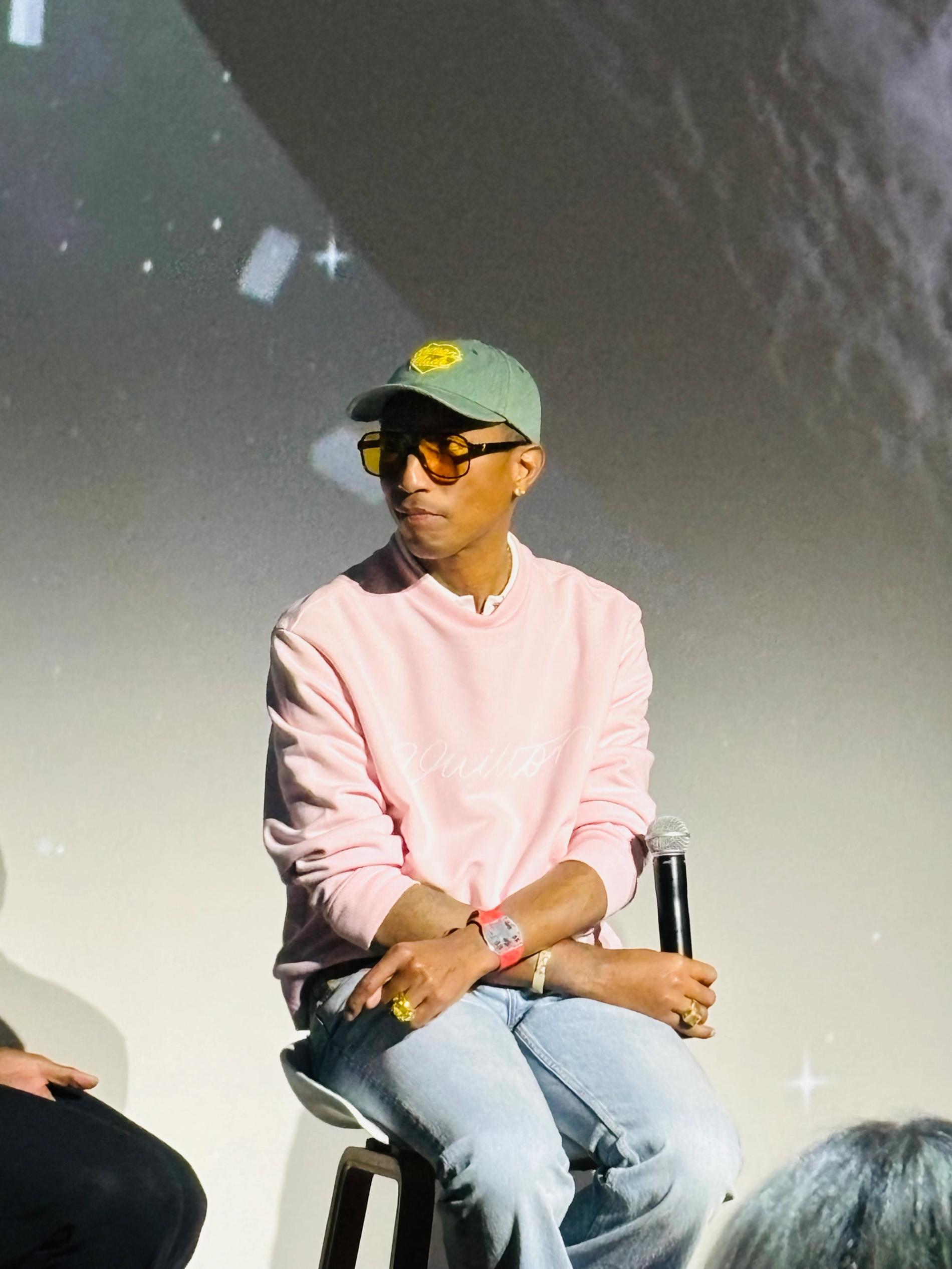 Activation event talk with Pharrell Williams. LEGO Over the Moon collaboration with Pharrell Williams, Los Angeles. Soundscape by Coda to Coda