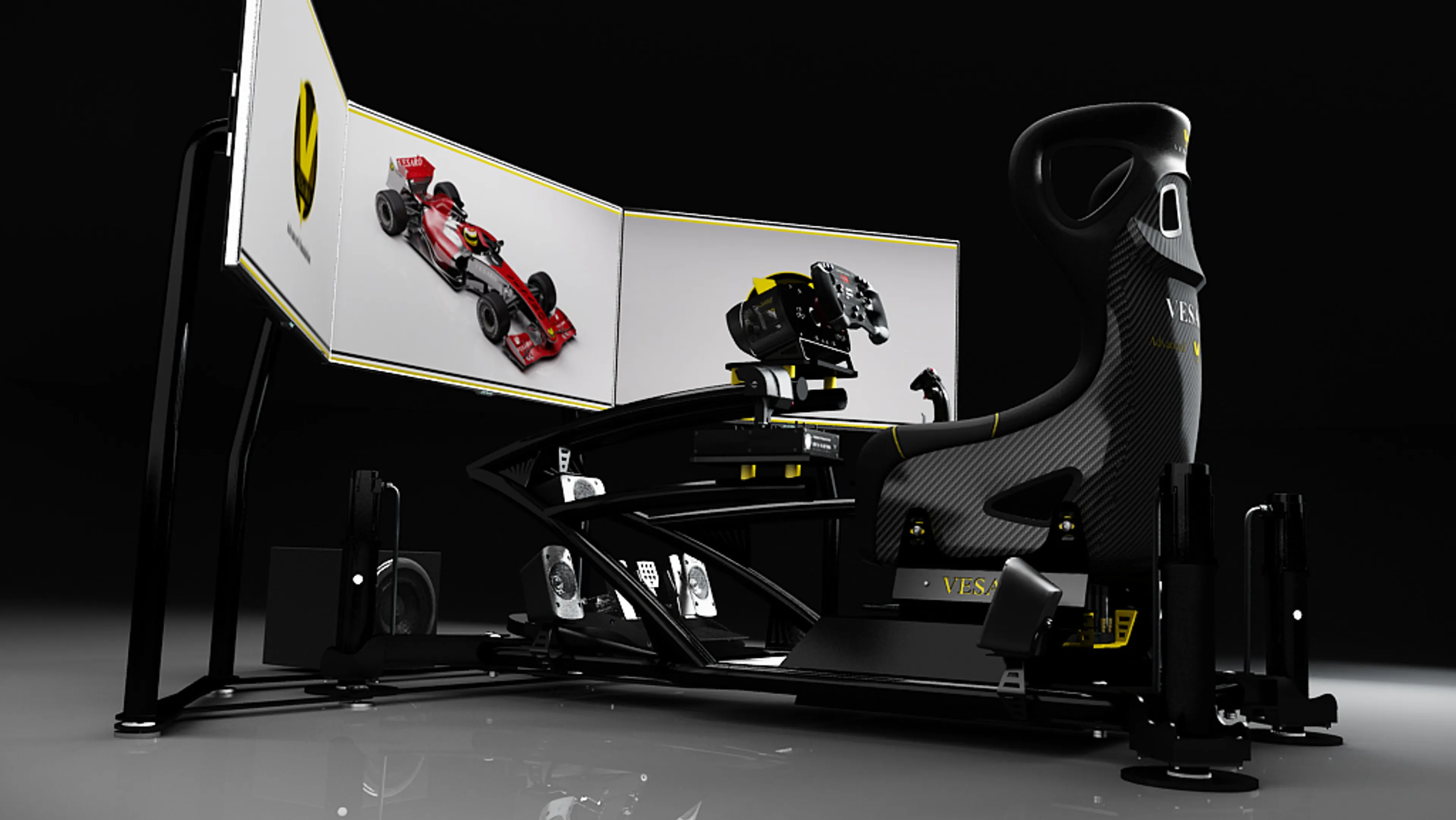 Vesaro Product Launch - Worlds first DBOX powered 6 Inch Motion Simulator
