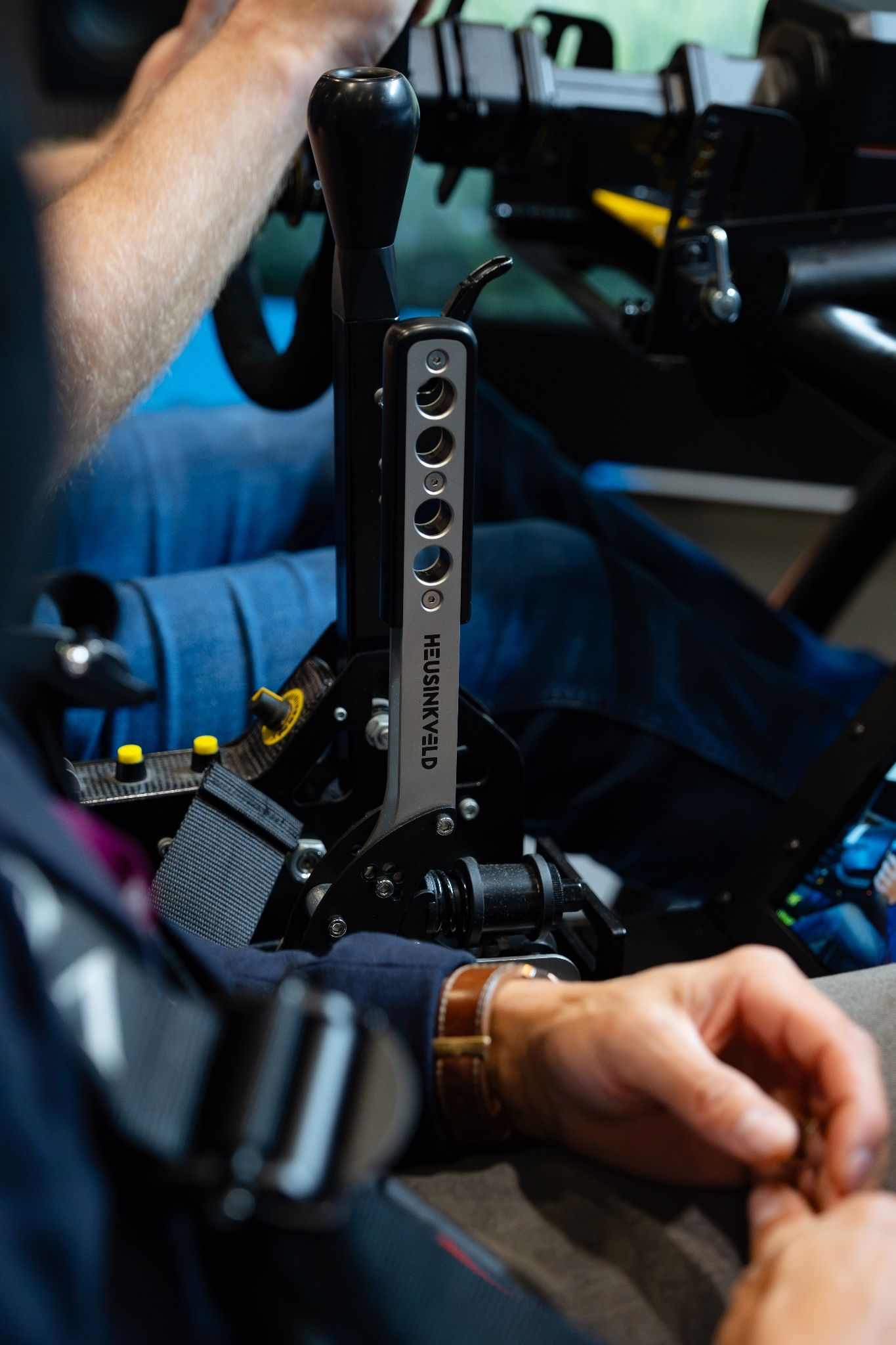 Heusinkveld handbrake on the Vesaro Rally