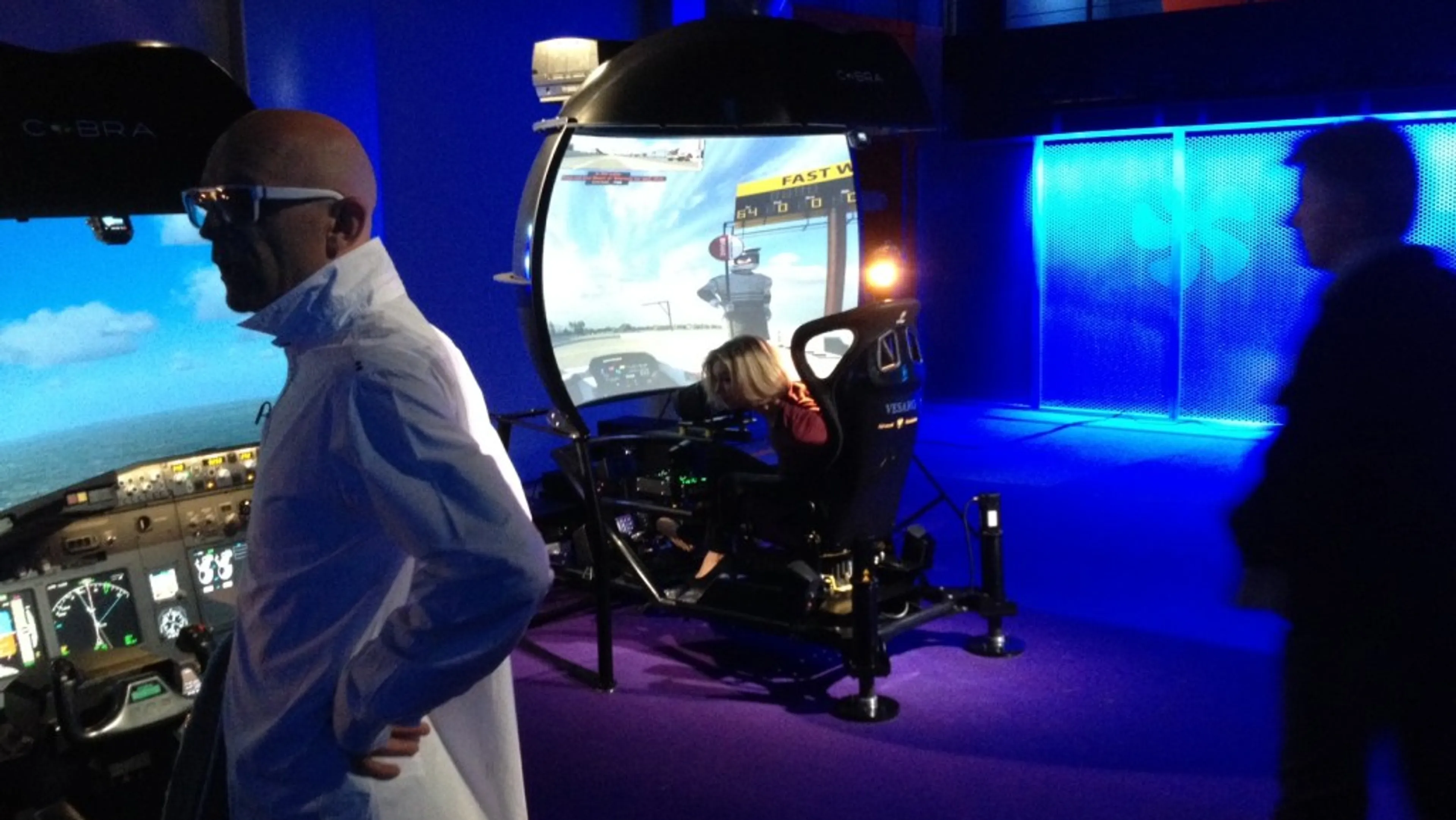 Vesaro V-Spec motion featured on the Gadget Show Live TV programme.