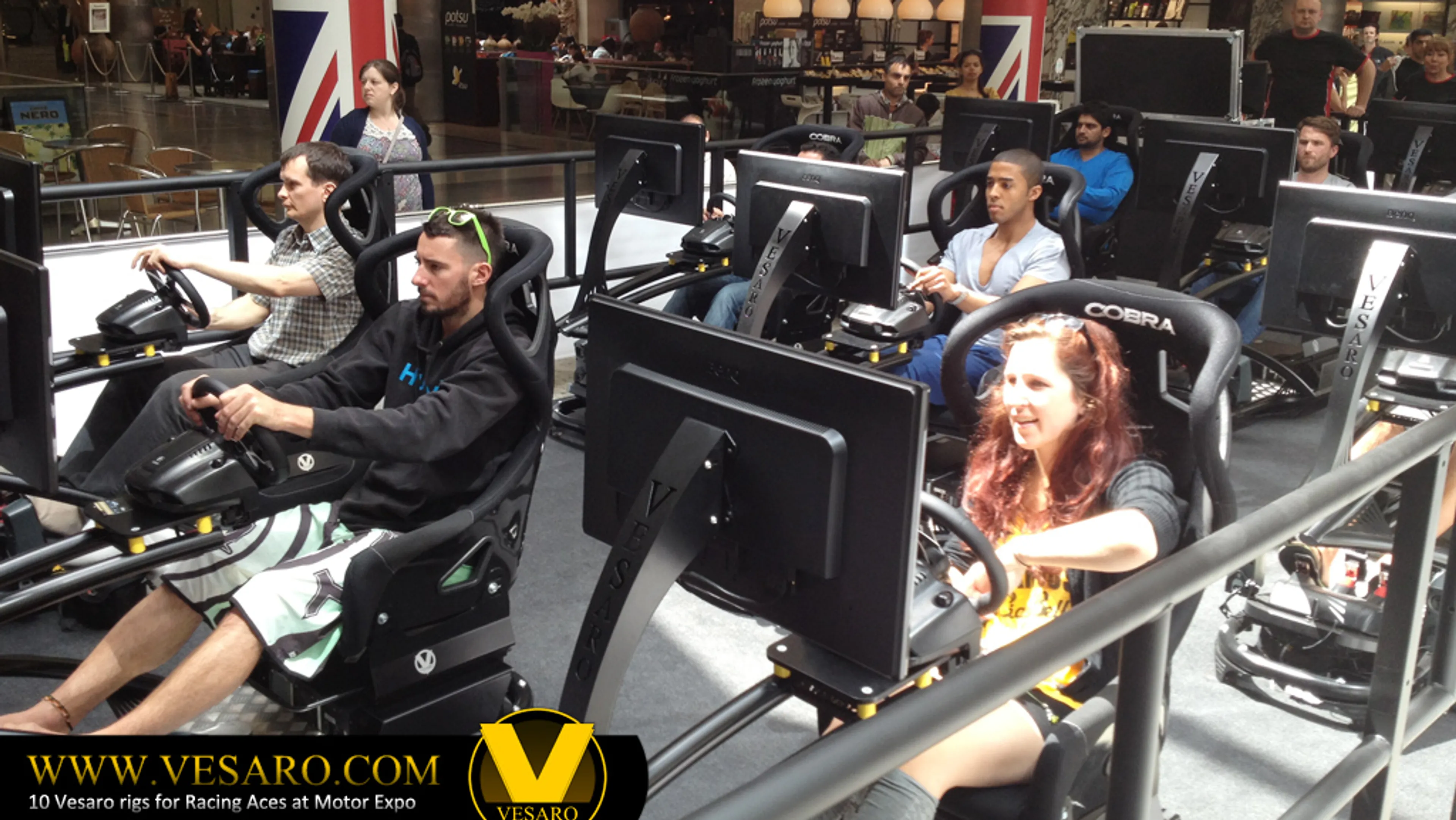 Commercial event - 10 Vesaro rigs
