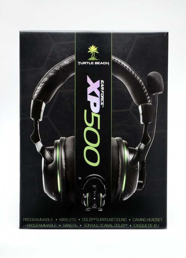 Turtle Beach Ear Force XP500 wireless gaming headset retail box