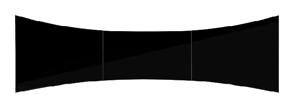 Triple Display Screen 27 Inch Curved