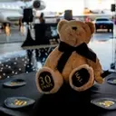Harrods Aviation celebrated its 30th anniversary with a special commemorative figure named Hal the Bear