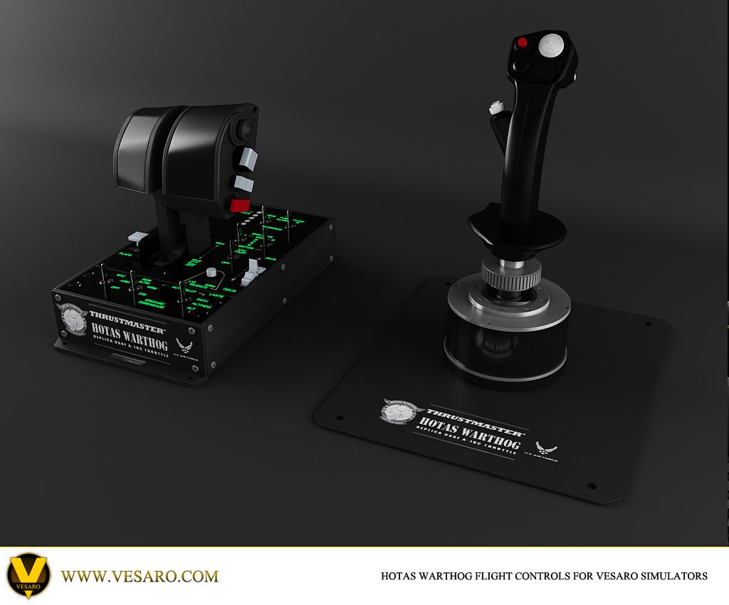 Hotas Warthog Controls for Vesaro Simulators