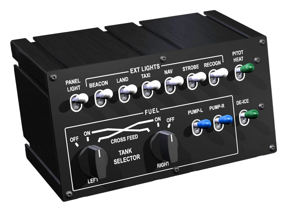 Flight Controls - Flight Switch Panel Pro - Lights & Fuel