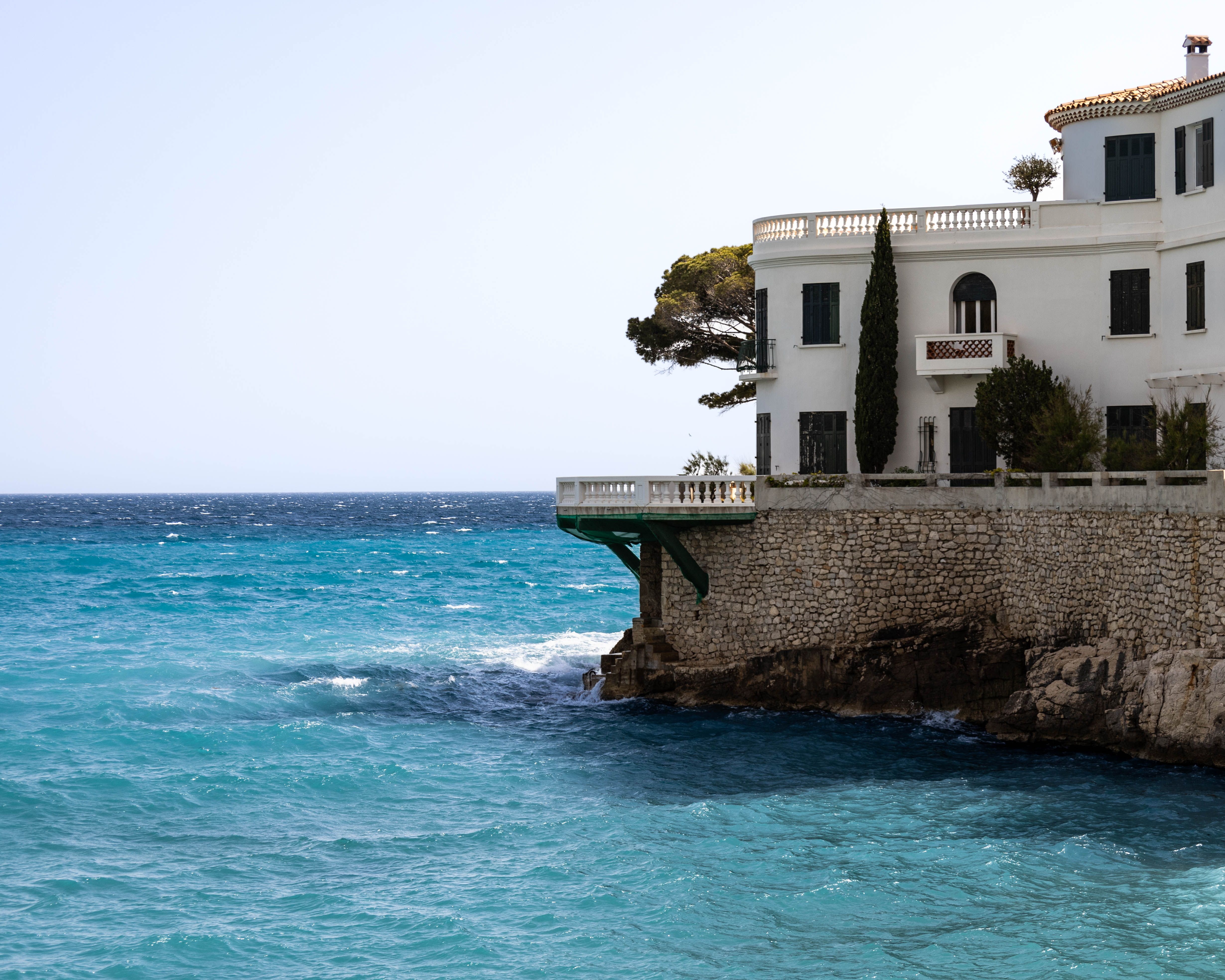 On the edge of the Mediterranean