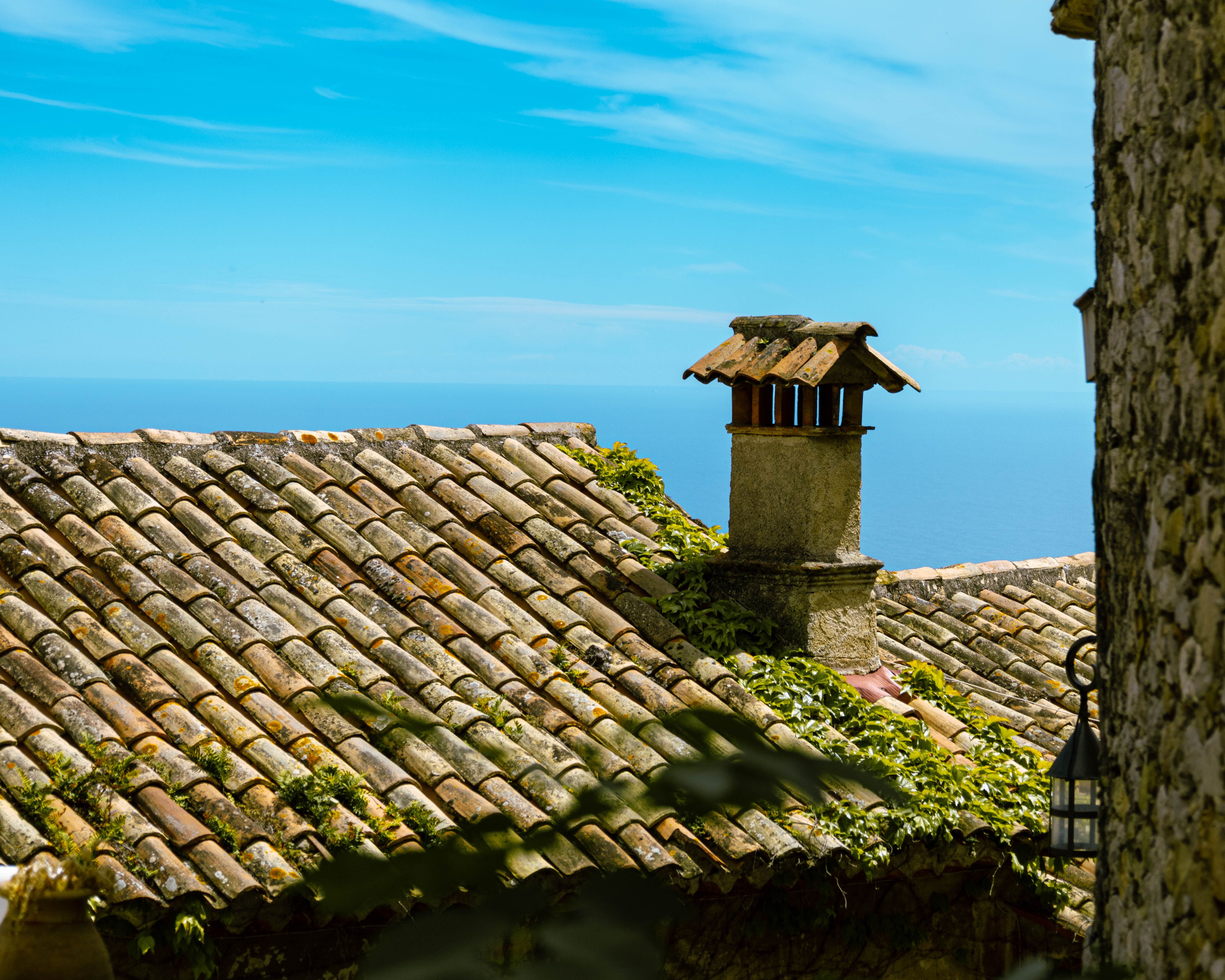 The rooftops of Château d'Eze