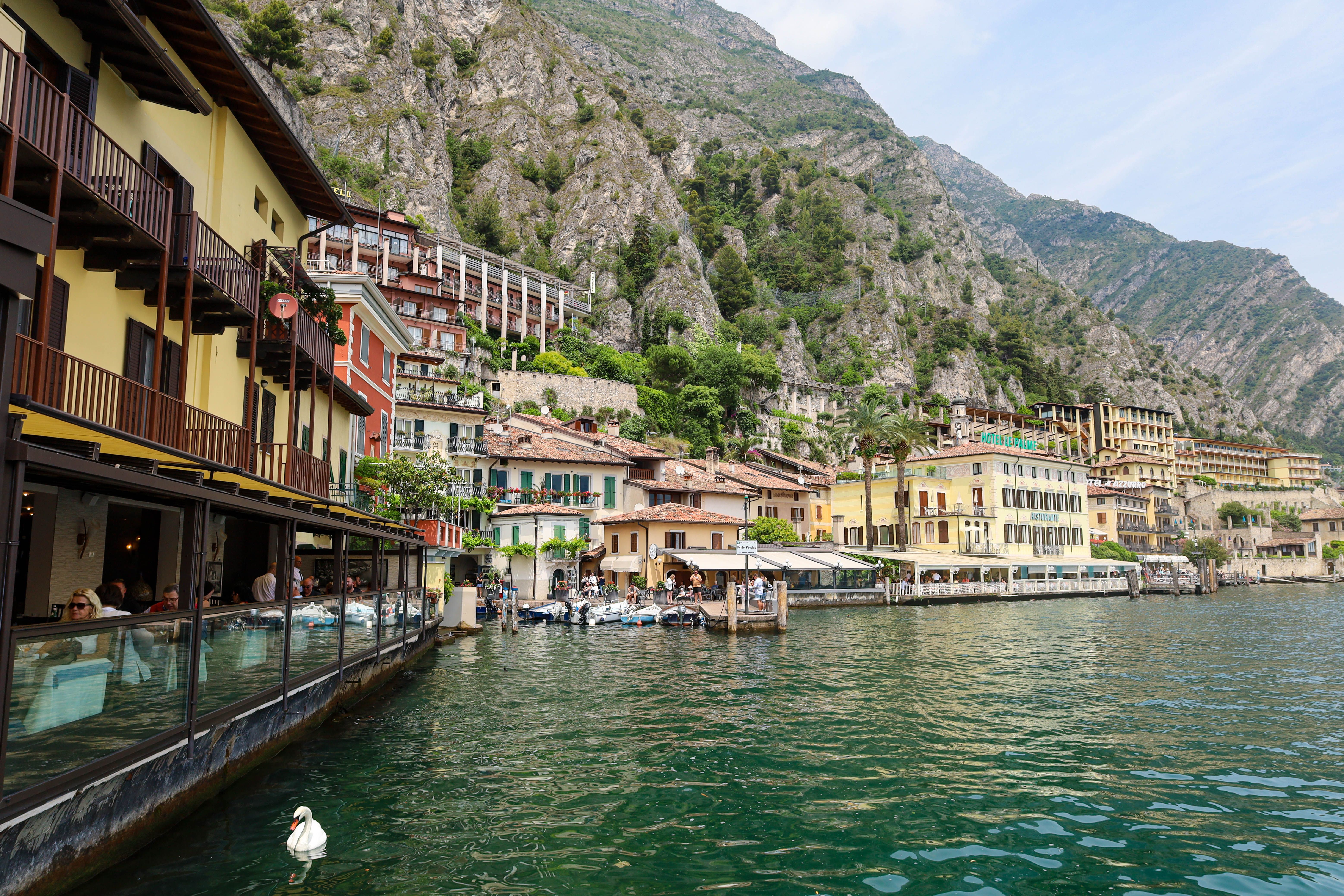 Limone lakeside view