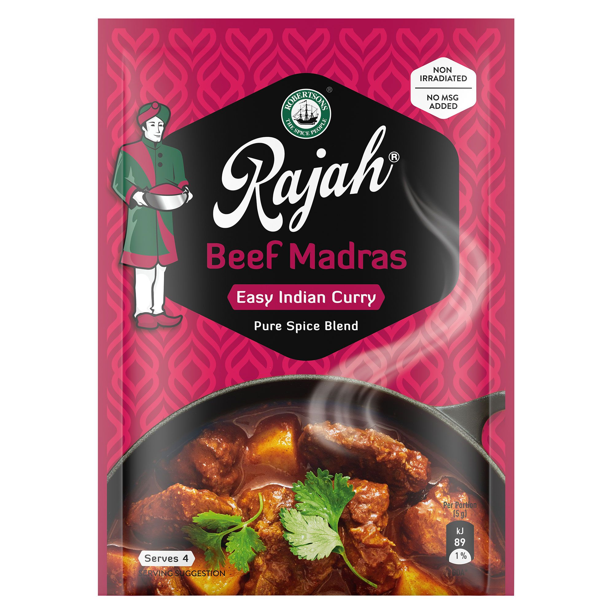Rajah Beef Madras Pure Spice Blend