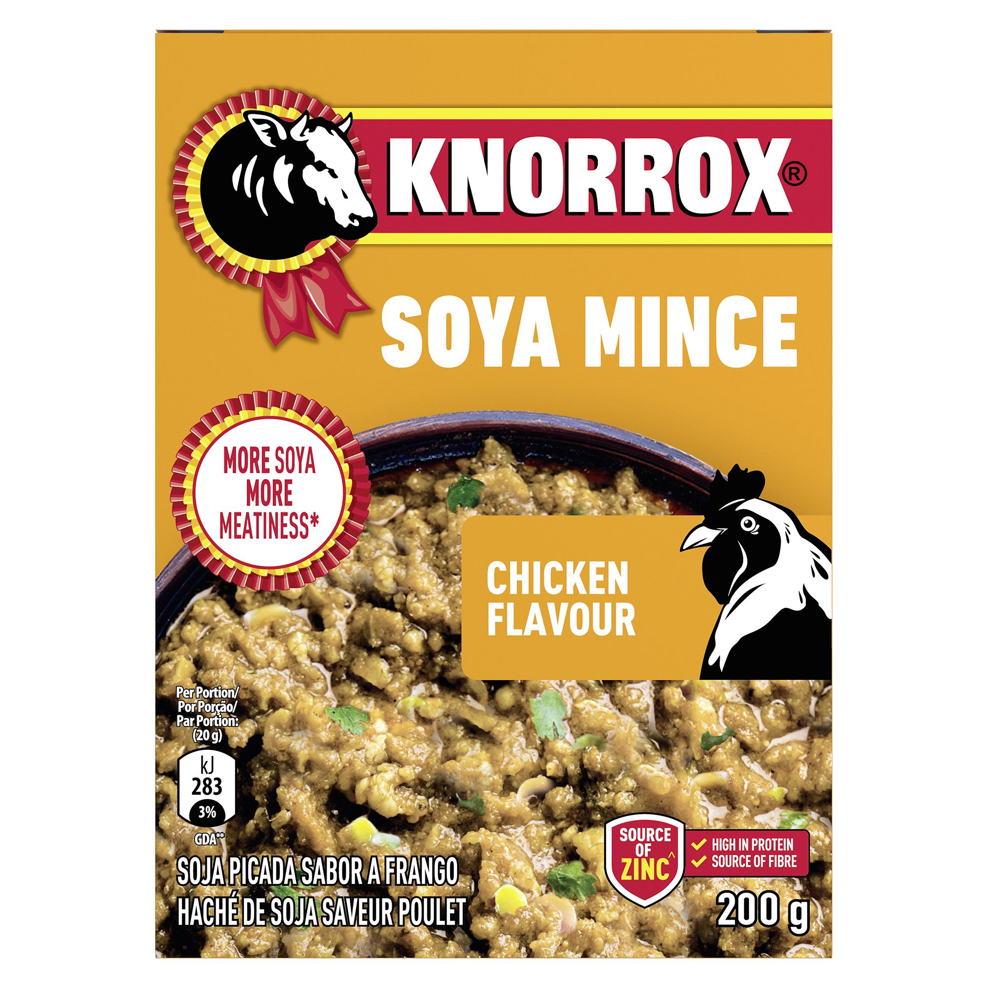 Knorrox Chicken Flavoured Soya Mince