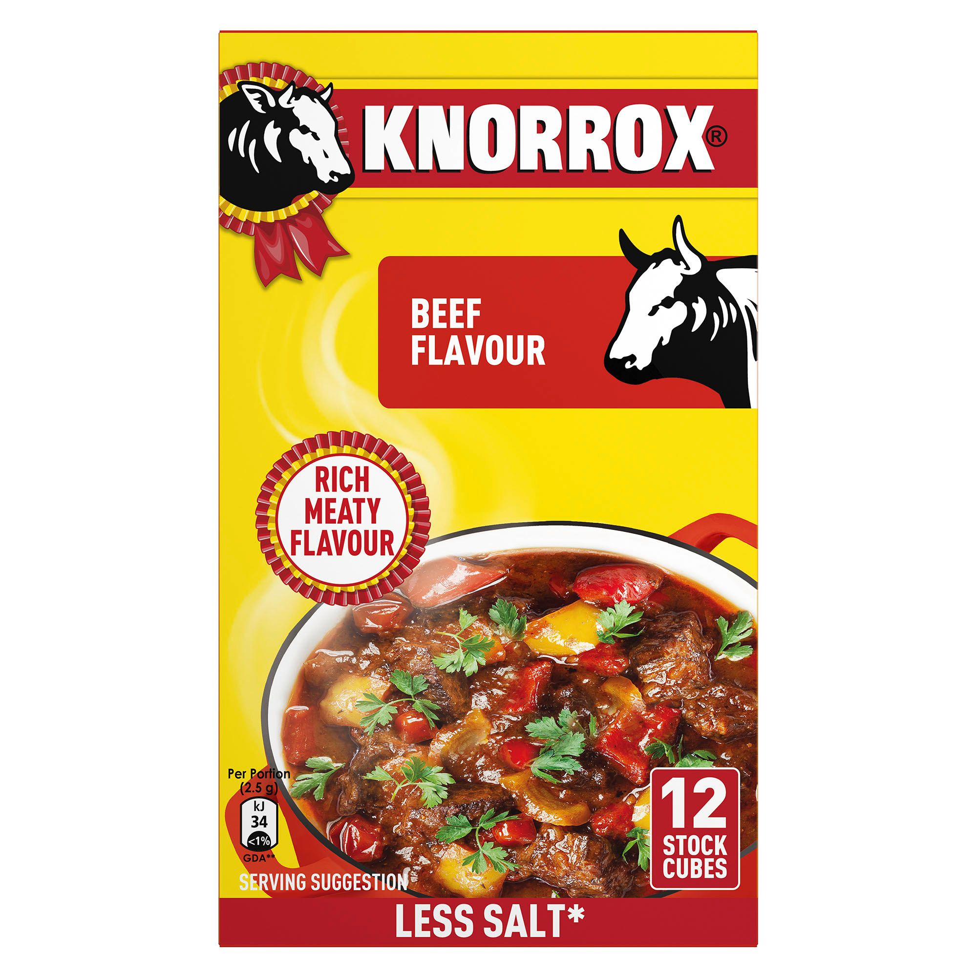 Knorrox Beef Stock Cubes 12