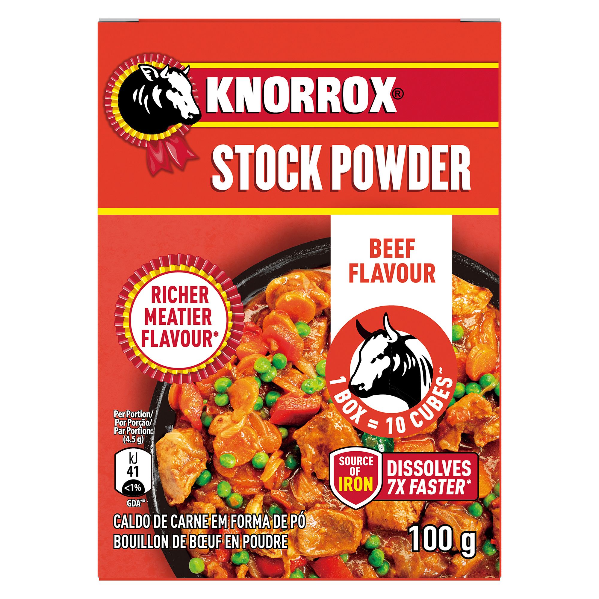 Knorrox Beef Flavoured Stock Powder 100g