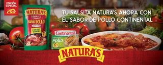 Salsas Natura’s y vegetales naturales