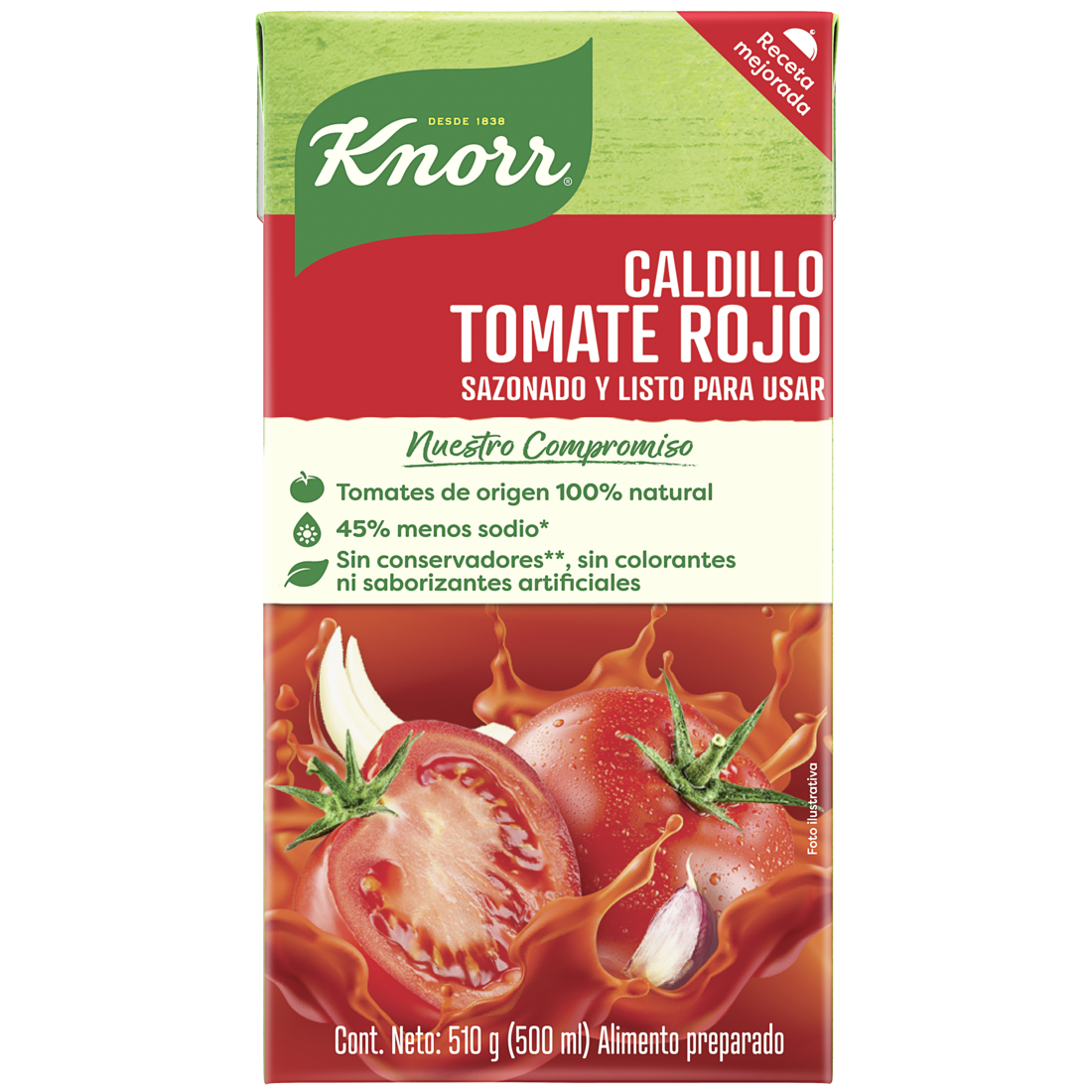 Caldillo de Tomate Rojo Knorr® 500 ml