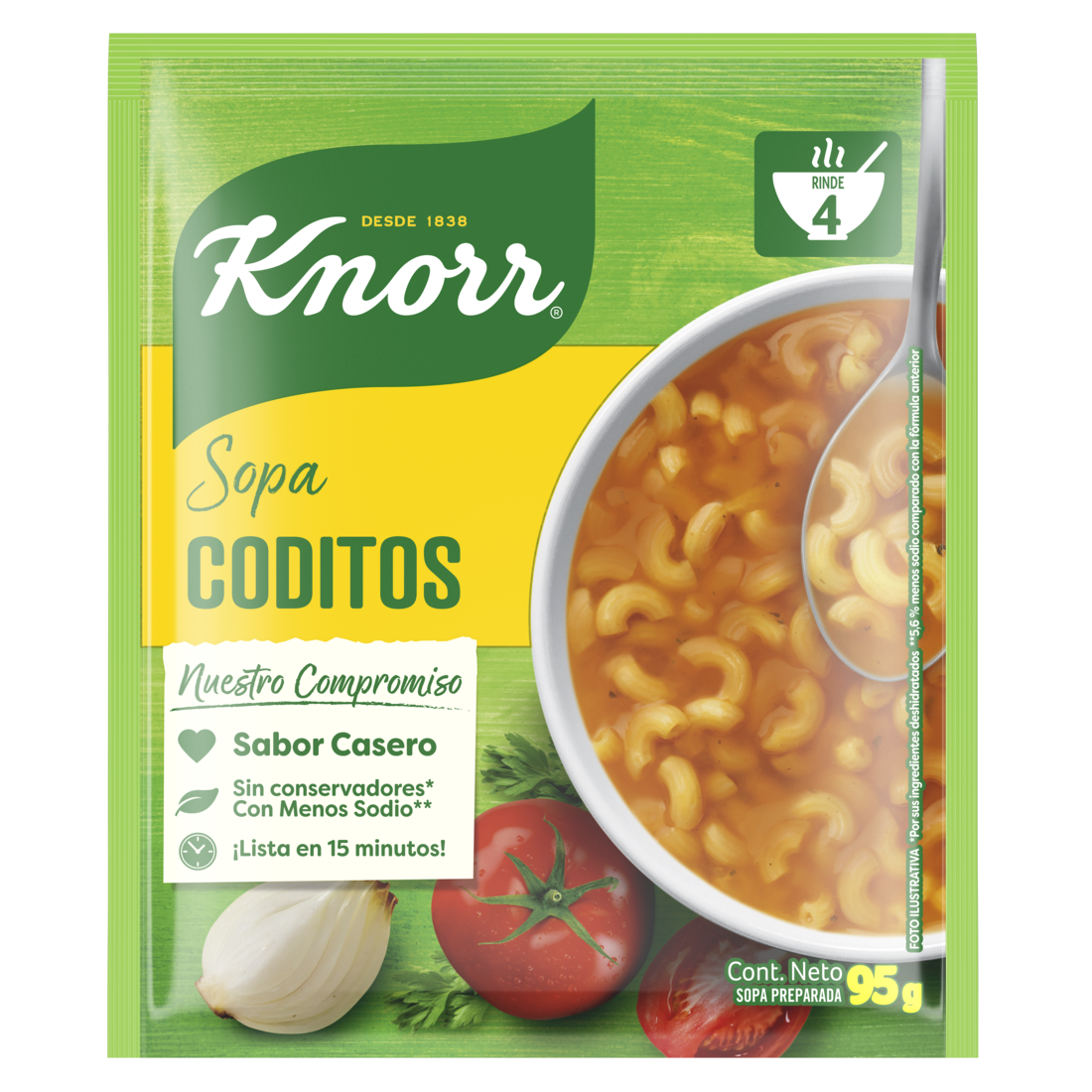 Sopa de Coditos Knorr®