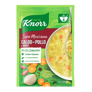 Sopa Mexicana Caldo con Pollo y Arroz® 