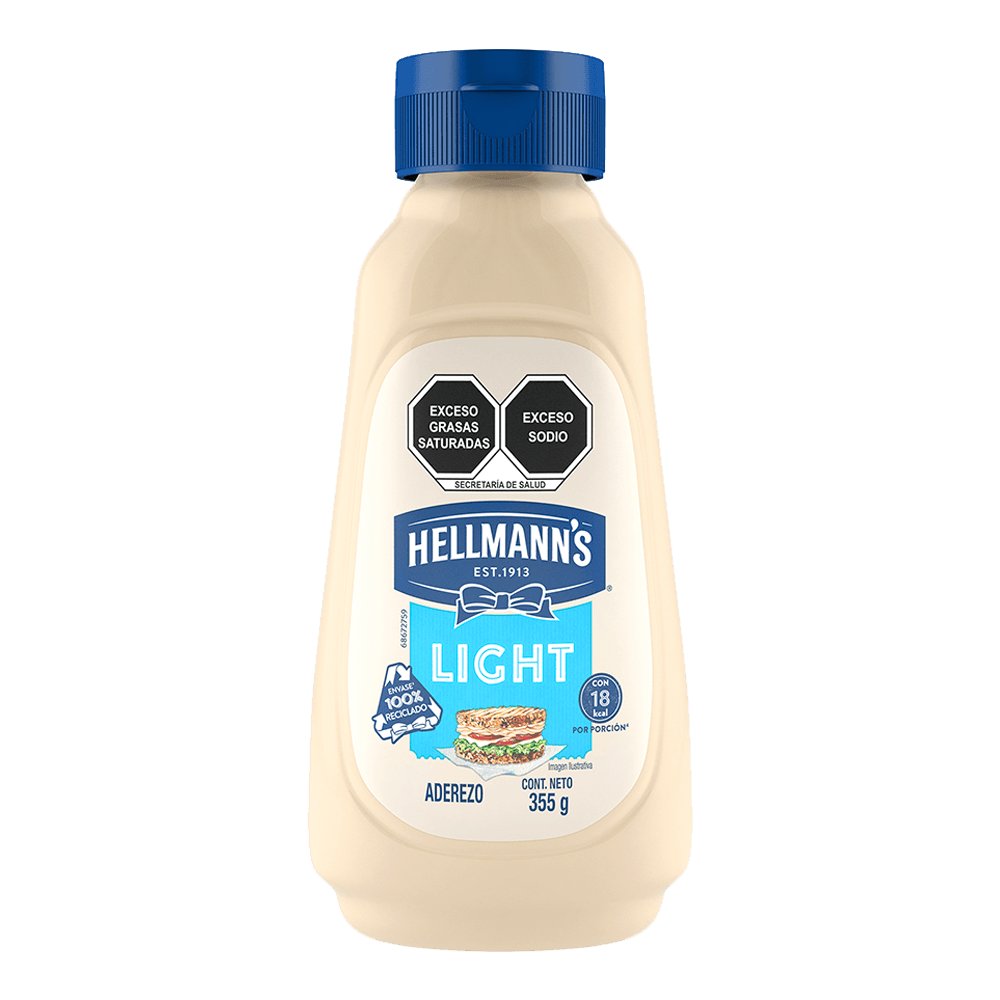 Hellmann's® Mayonesa Light Squeeze