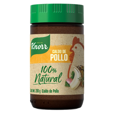 Caldo de Pollo Knorr® 100% Natural en polvo | Recepedia
