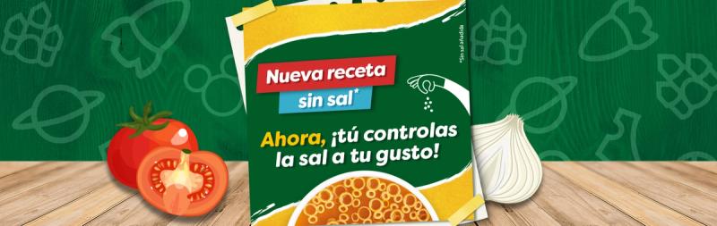 Sopas Knorr® Disney, nueva receta sin sal añadida