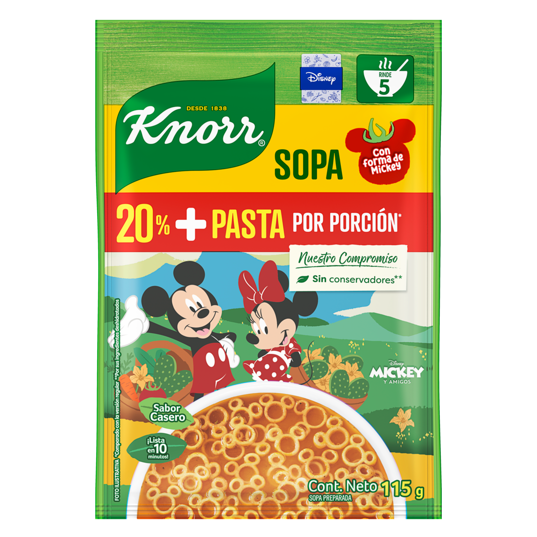 Sopa Mickey Knorr®