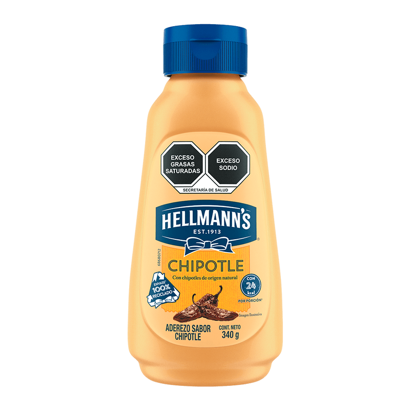Hellmann's® Mayonesa con Chipotle Squeeze | Recepedia