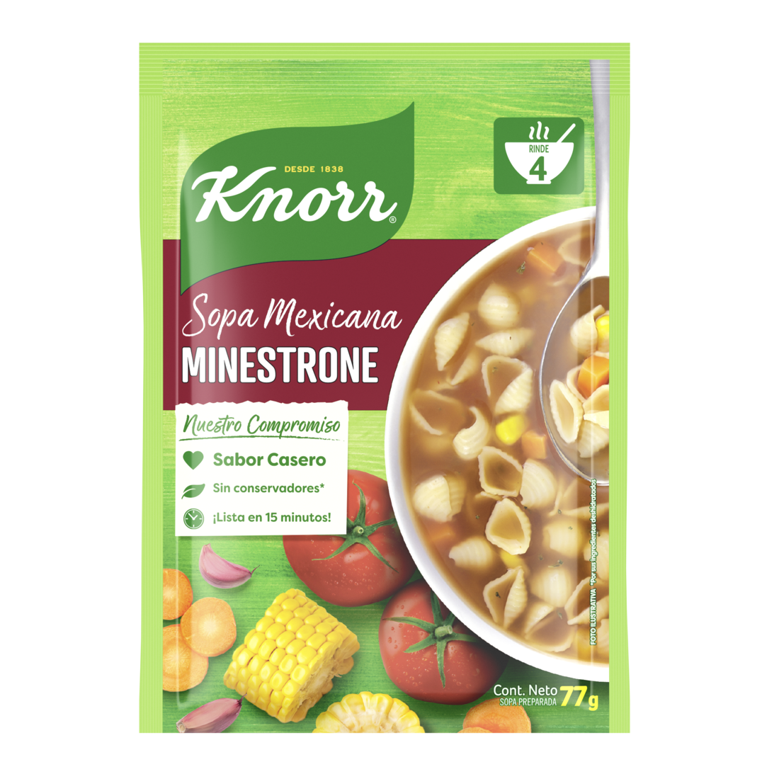 Sopa de Minestrone Knorr®