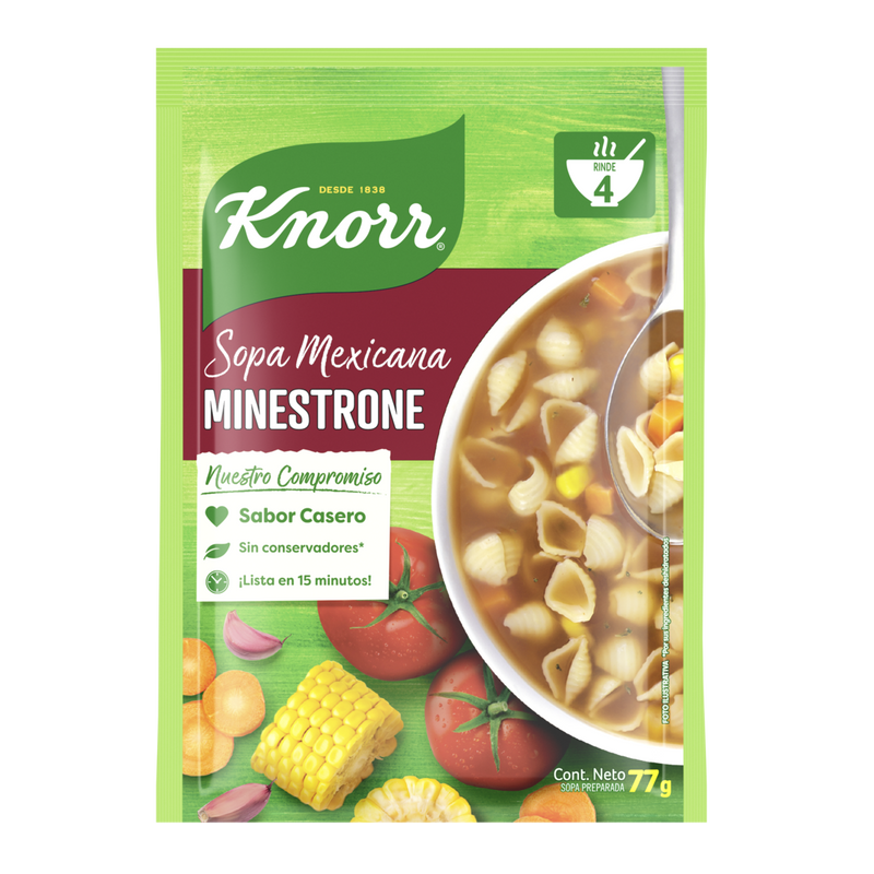 Sopa de Minestrone Knorr® | Recepedia