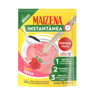 Maizena® Instantánea Sabor Fresa