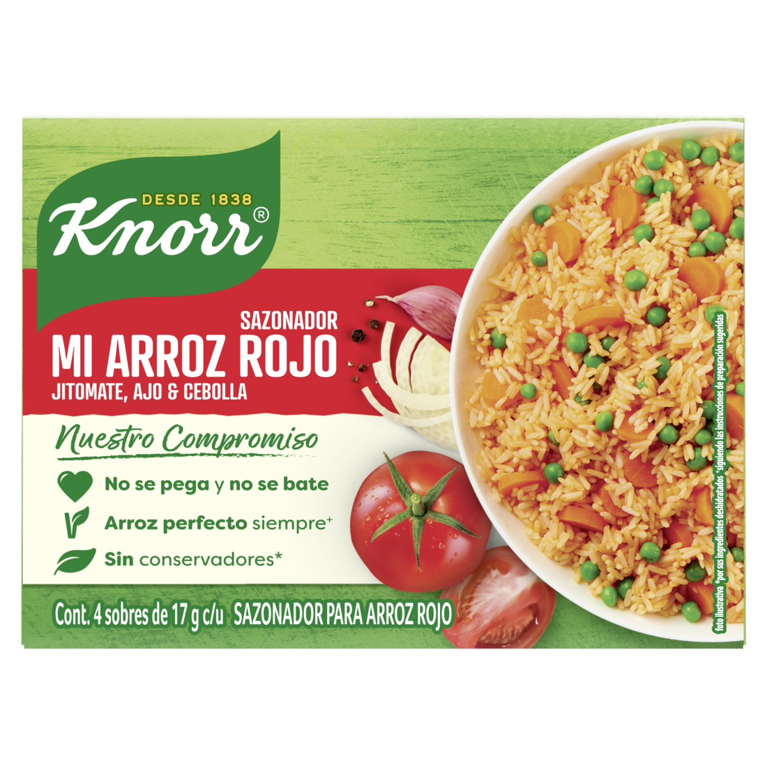 Sazonador Mi Arroz Rojo Knorr® 68 g